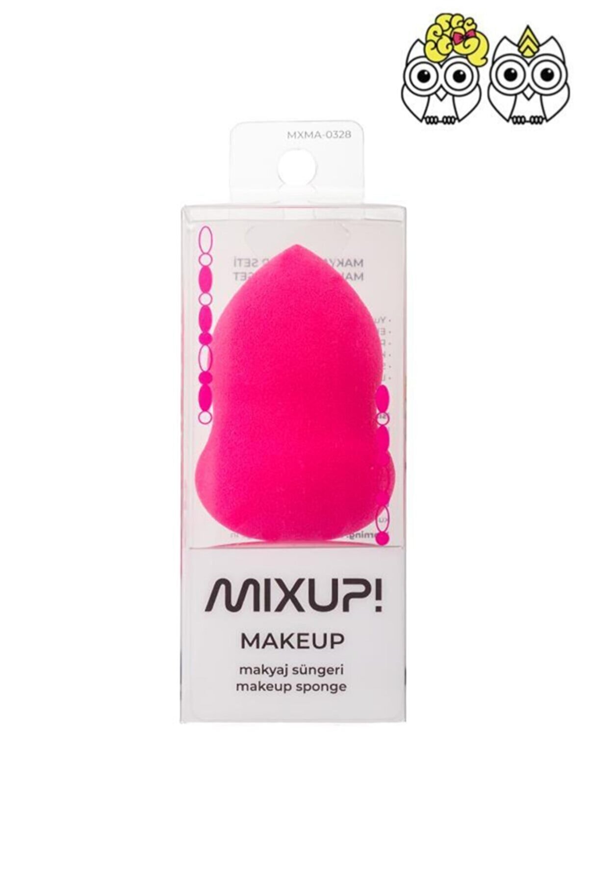 Mixup Makeup Sponge Fuchsia Single