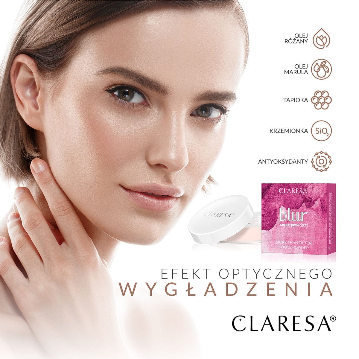 CLARESA LOOSE POWDER BLUR SUPER POW(D)ER! 12G