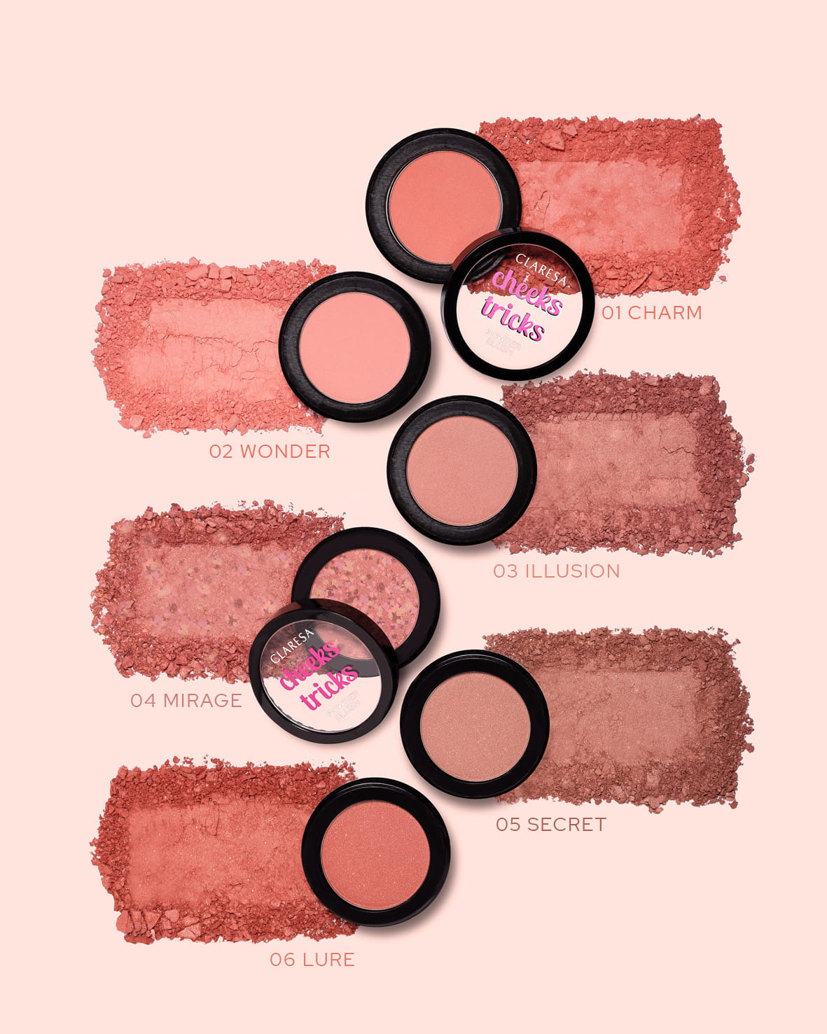 Clarissa Chemistry Trix Powder Blush, 04 - Mirage