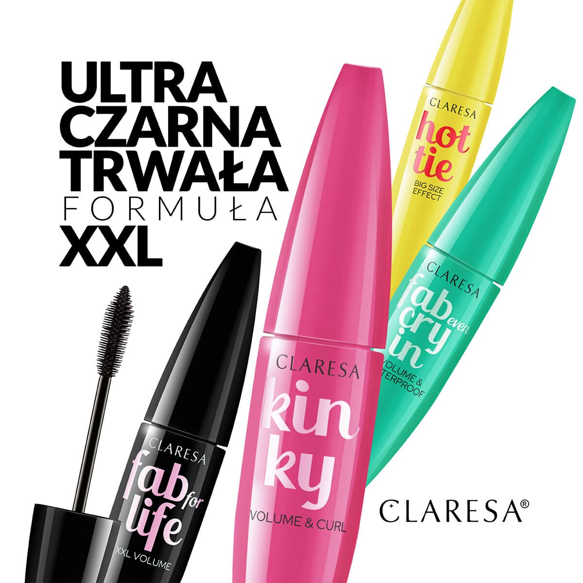 CLARESA MASCARA HOTTIE - DEEP BLACK