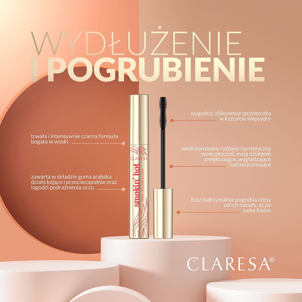 CLARESA SMOKIN' HOT MASCARA