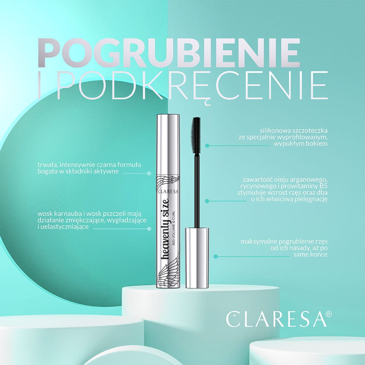 CLARESA HEAVENLY SIZE MASCARA