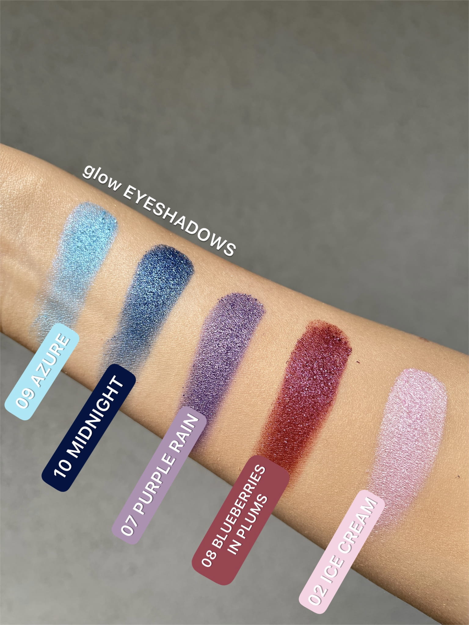 CLARESA GLOW EYESHADOW 10 MIDNIGHT