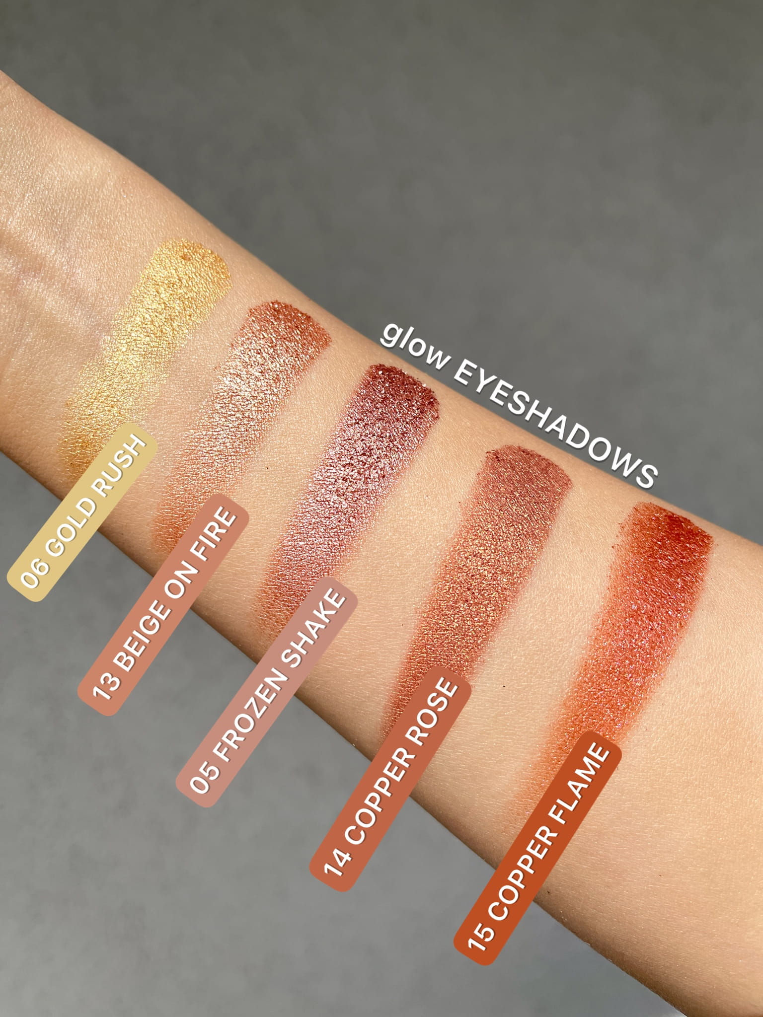 CLARESA GLOW EYESHADOW 15 COPPER FLAME