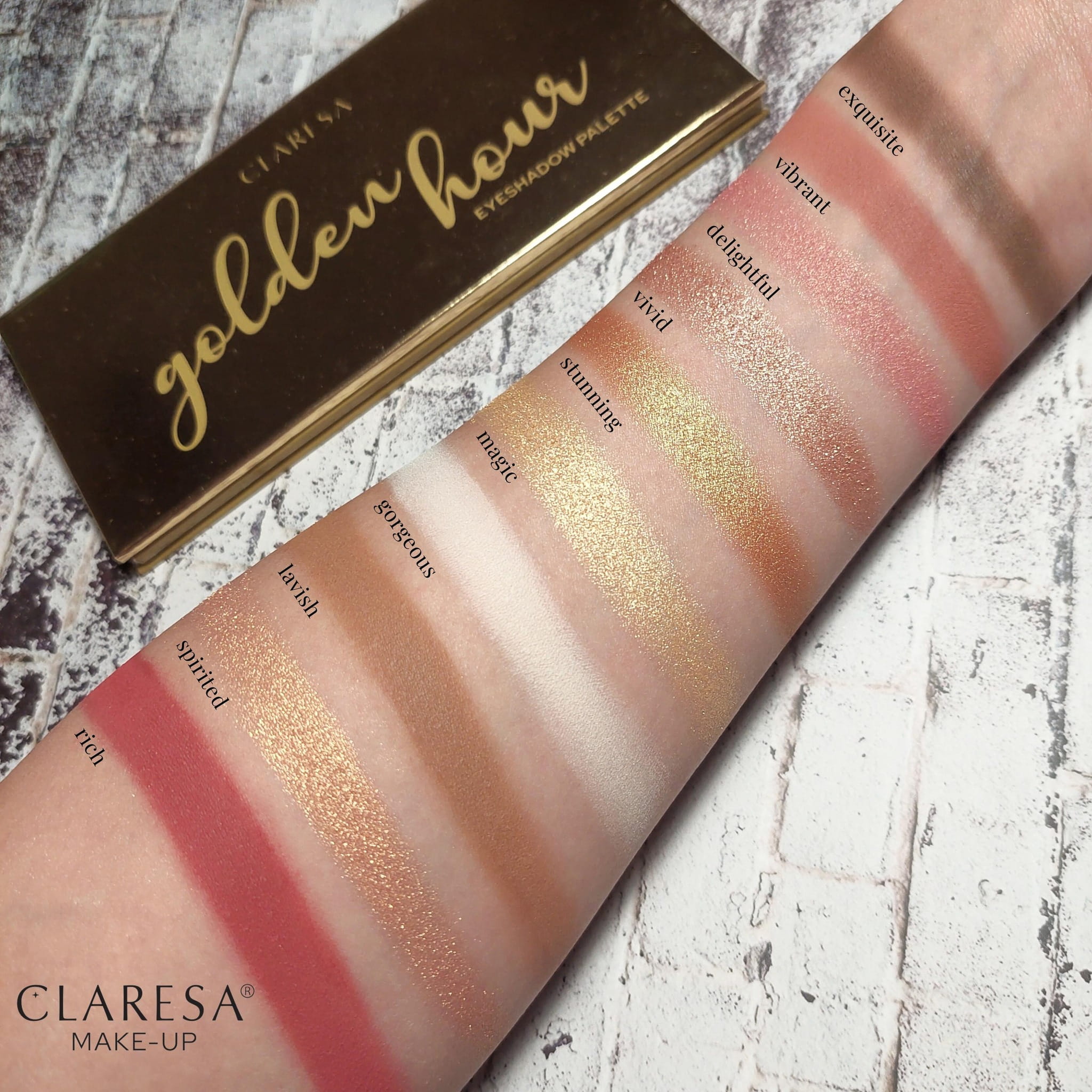CLARESA GOLDEN HOUR EYESHADOW PALETTE