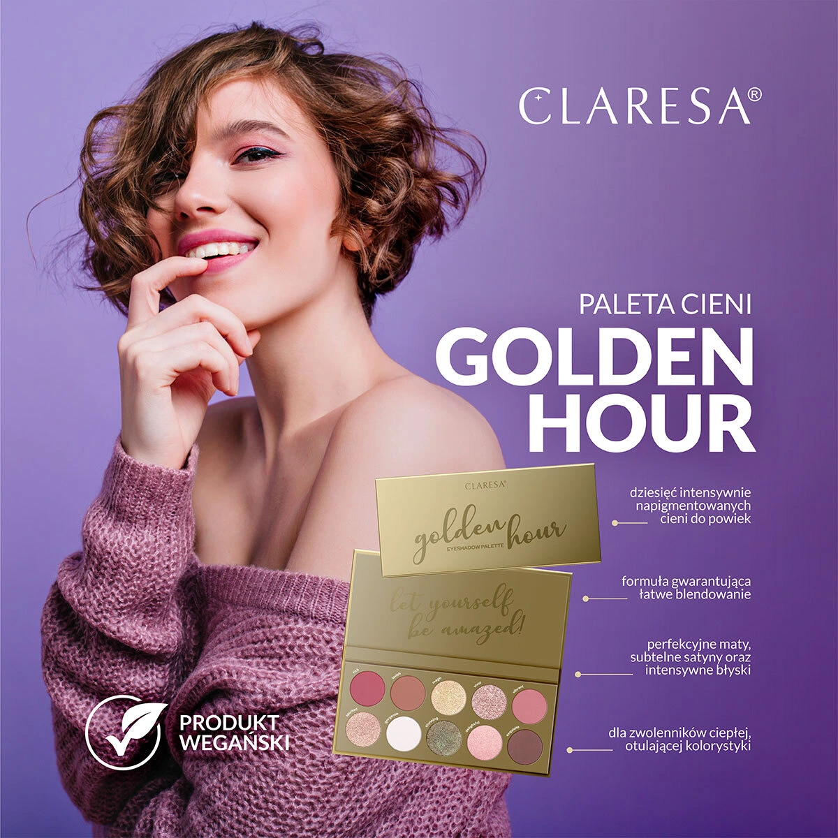 CLARESA GOLDEN HOUR EYESHADOW PALETTE