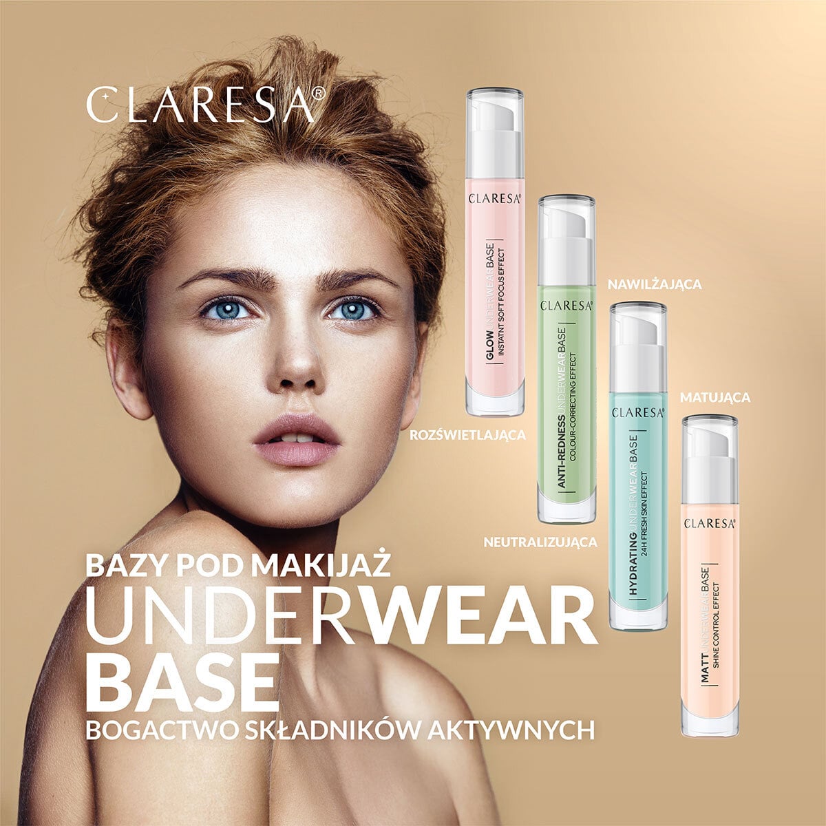 CLARESA UNDERWEAR MATT BASE MATTING MAKE-UP BASE