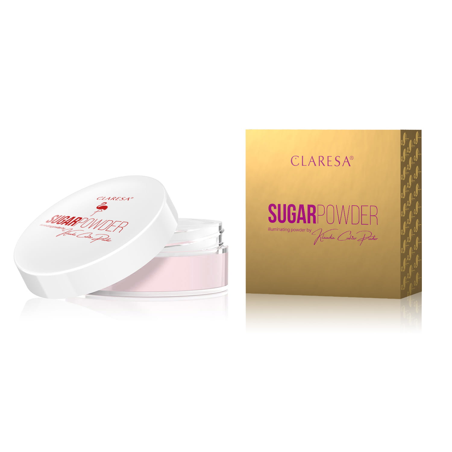 CLARESA ILLUMINATING LOOSE POWDER SUGARPOWDER BY KLAUDIA CUKIER PUDER