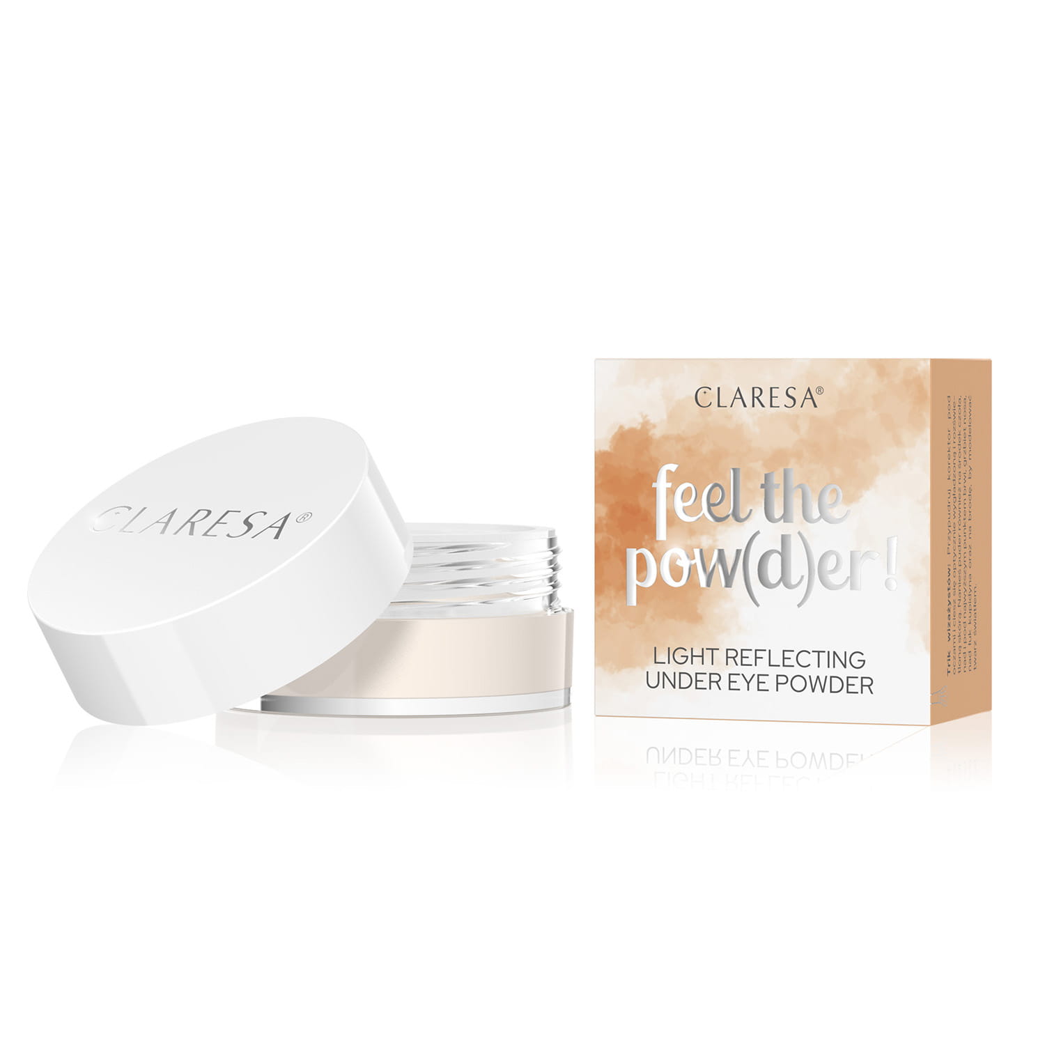 CLARESA EYE POWDER FEEL THE POW(D)ER! 02 BEIGE
