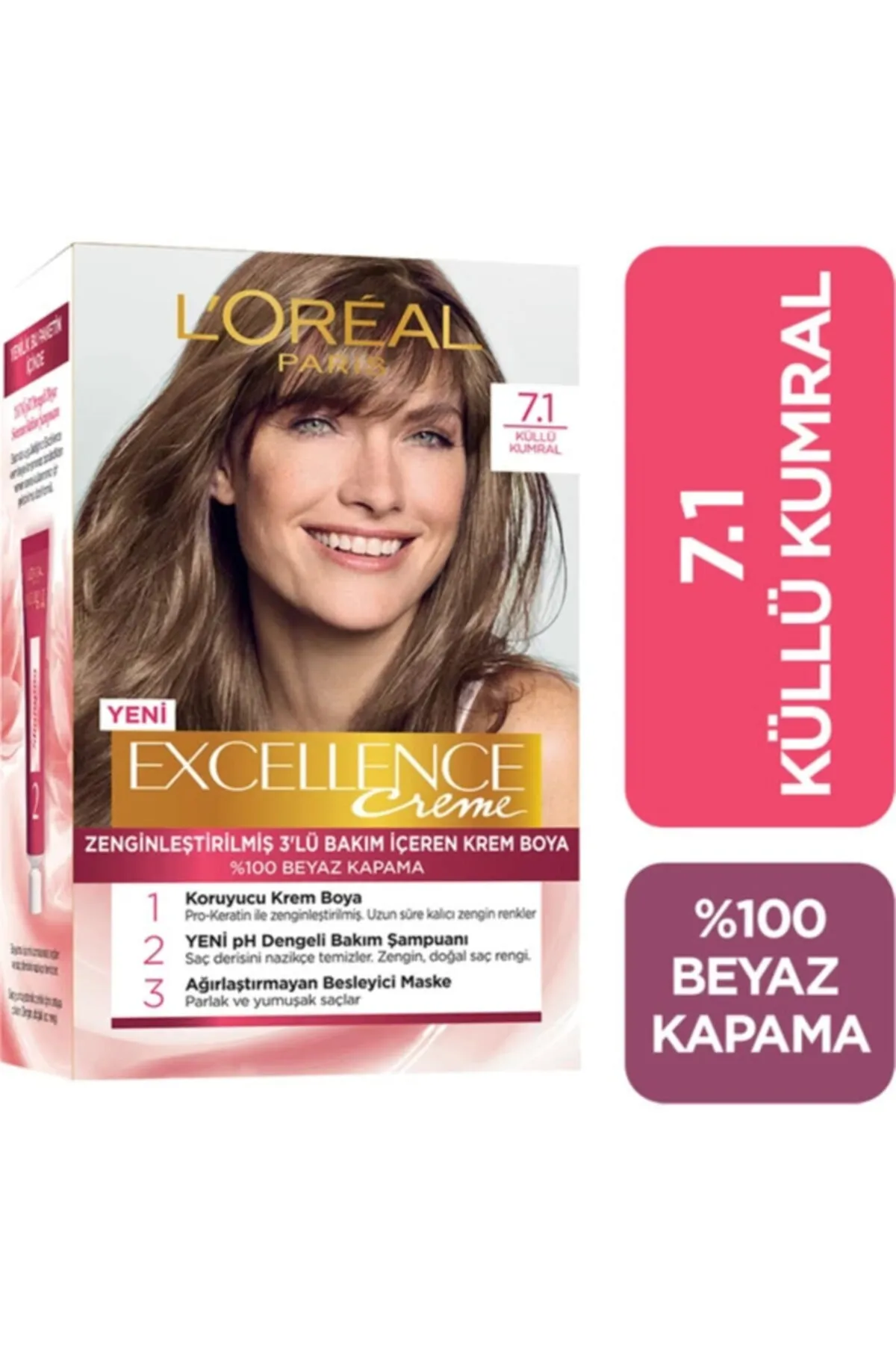 Excellence Hair Color 7.1