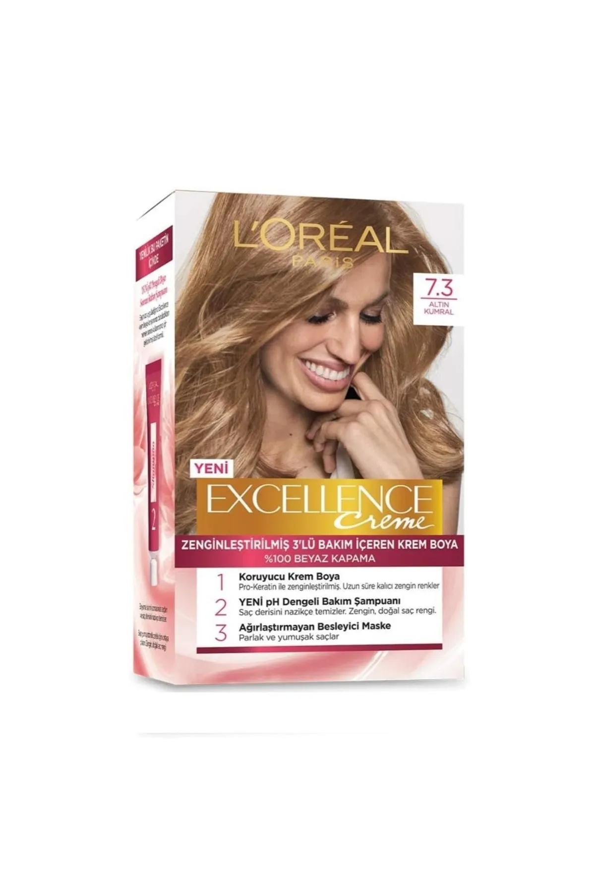 Excellence Creme Hair Color 7.3 Age Dore