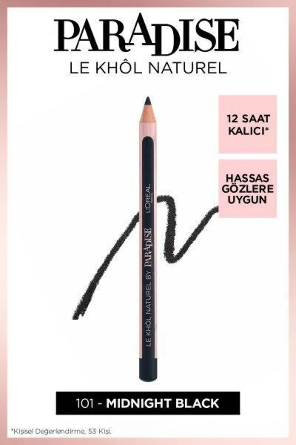Paradise Eye Liner 101 Midnight Black