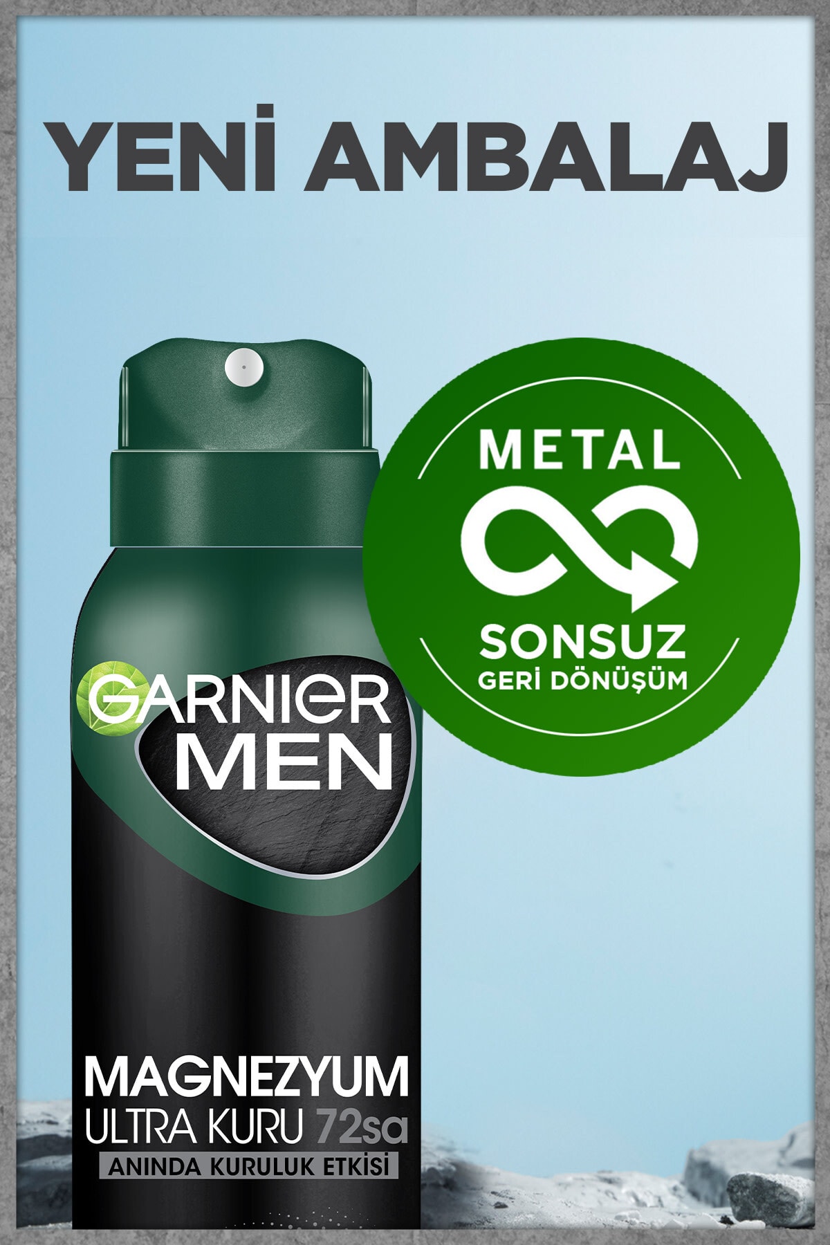 Garnier Men Aerosol Magnesium Antiperspirant Spray