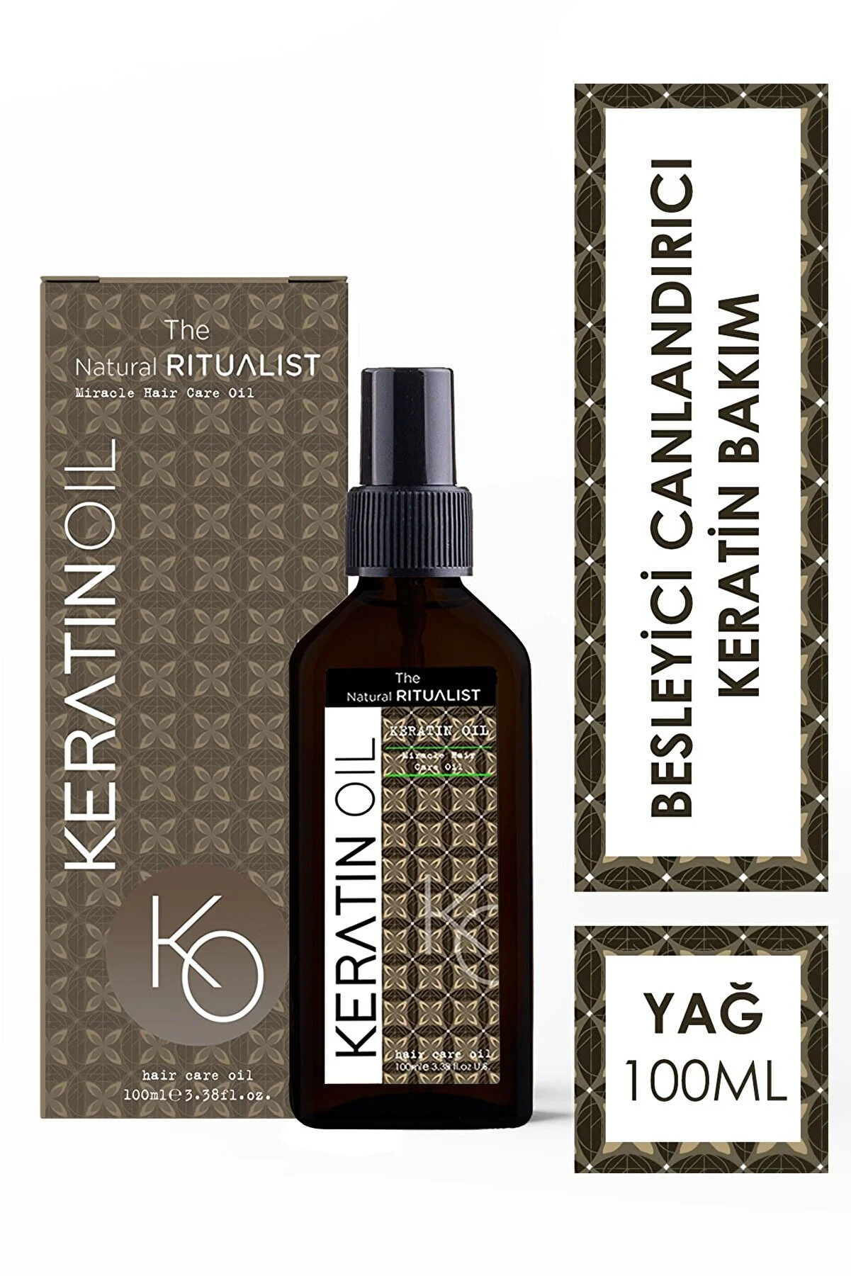 The Natural Ritualist Keratin Treatment Oil for Extremely Damaged Hair