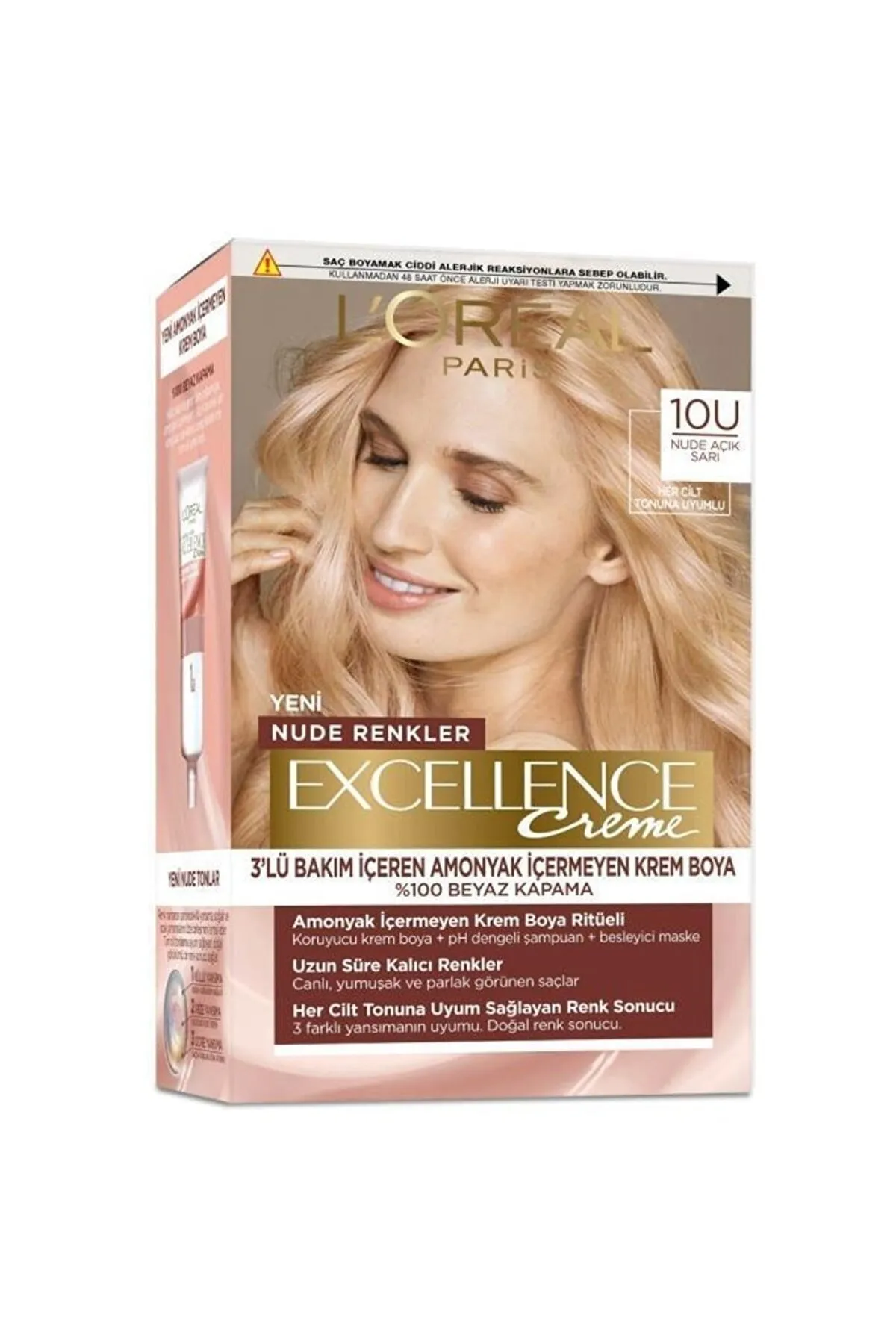 Creme Nude Colors Hair Color – 10U Nude Light Blonde