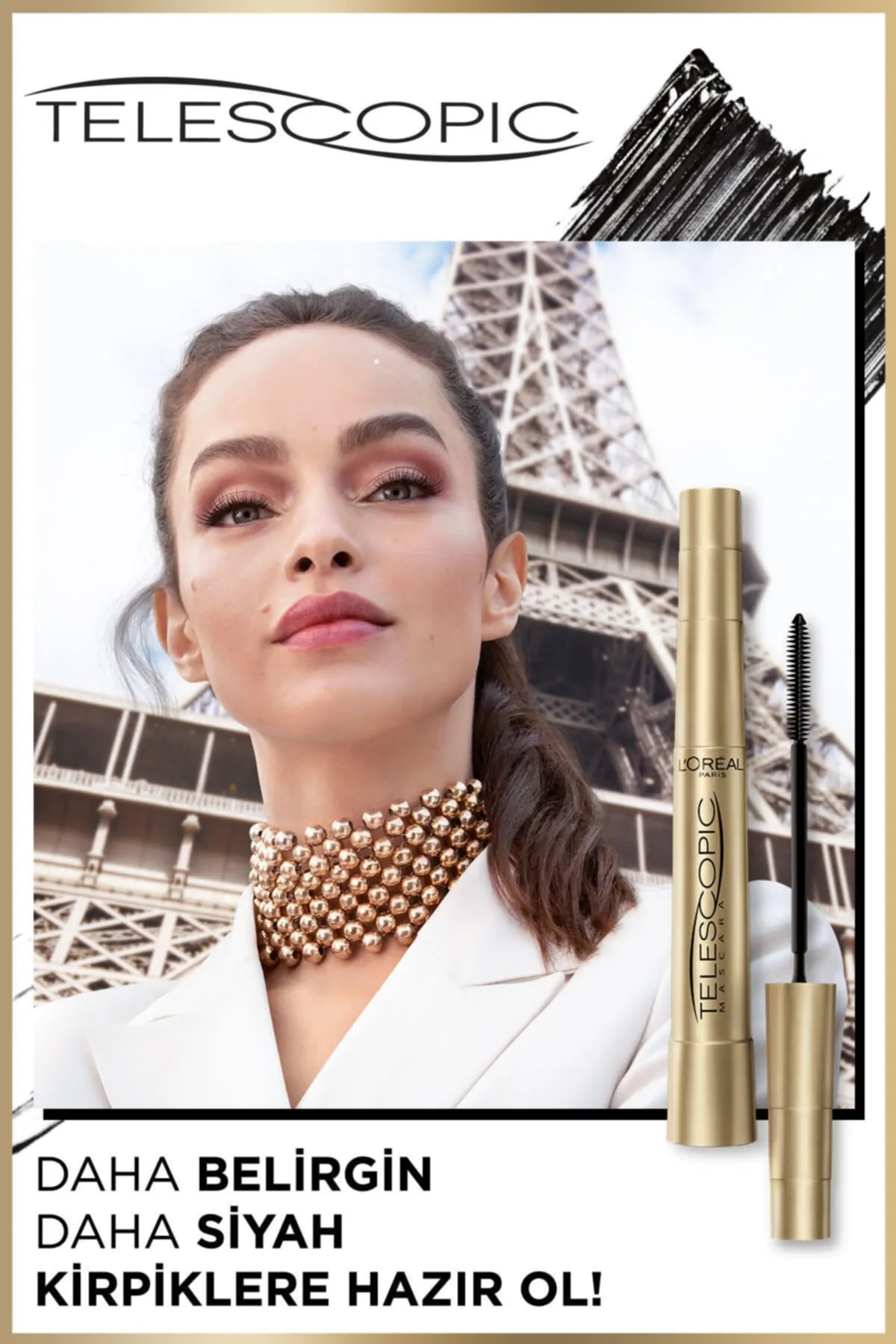 Loreal Paris Telescopic Gold Mascara Black