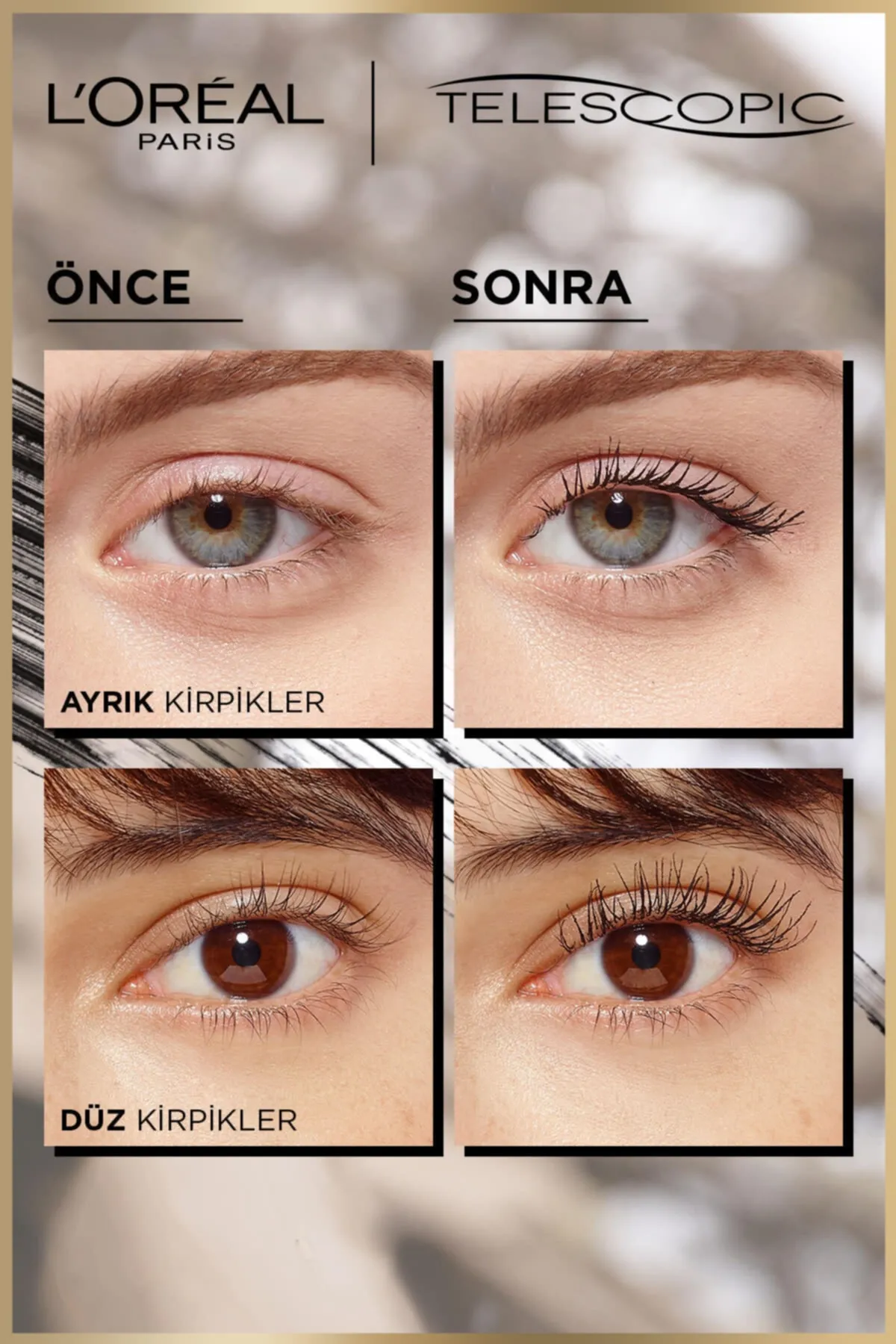 Loreal Paris Telescopic Gold Mascara Black