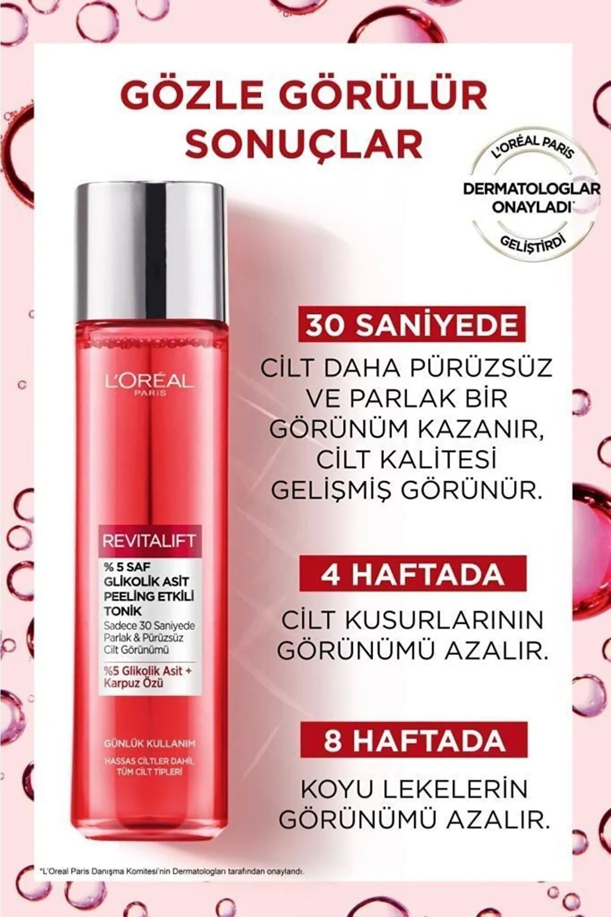 Loreal Paris Revitalift 5% Pure Glycolic Acid Peeling Toner