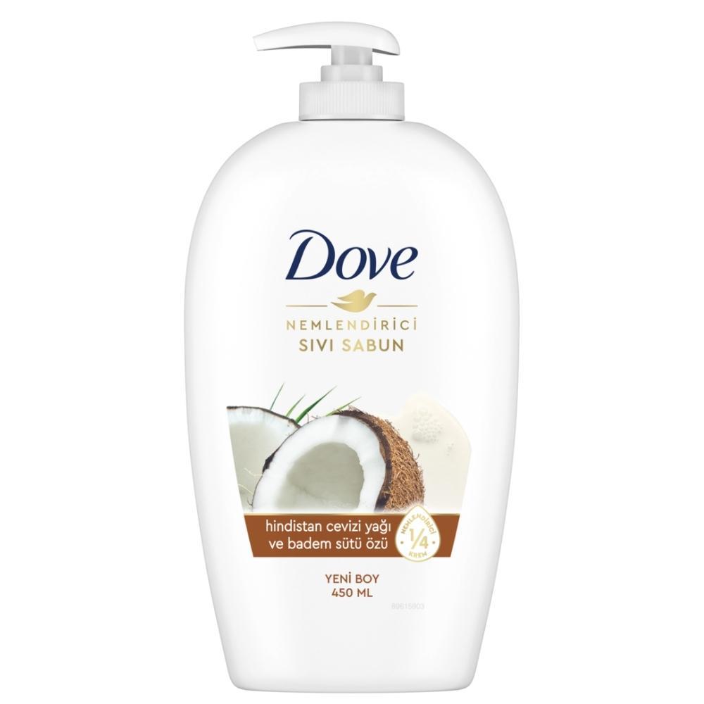 Dove Coconut Oil And Almond Milk Extract Liquid Soap