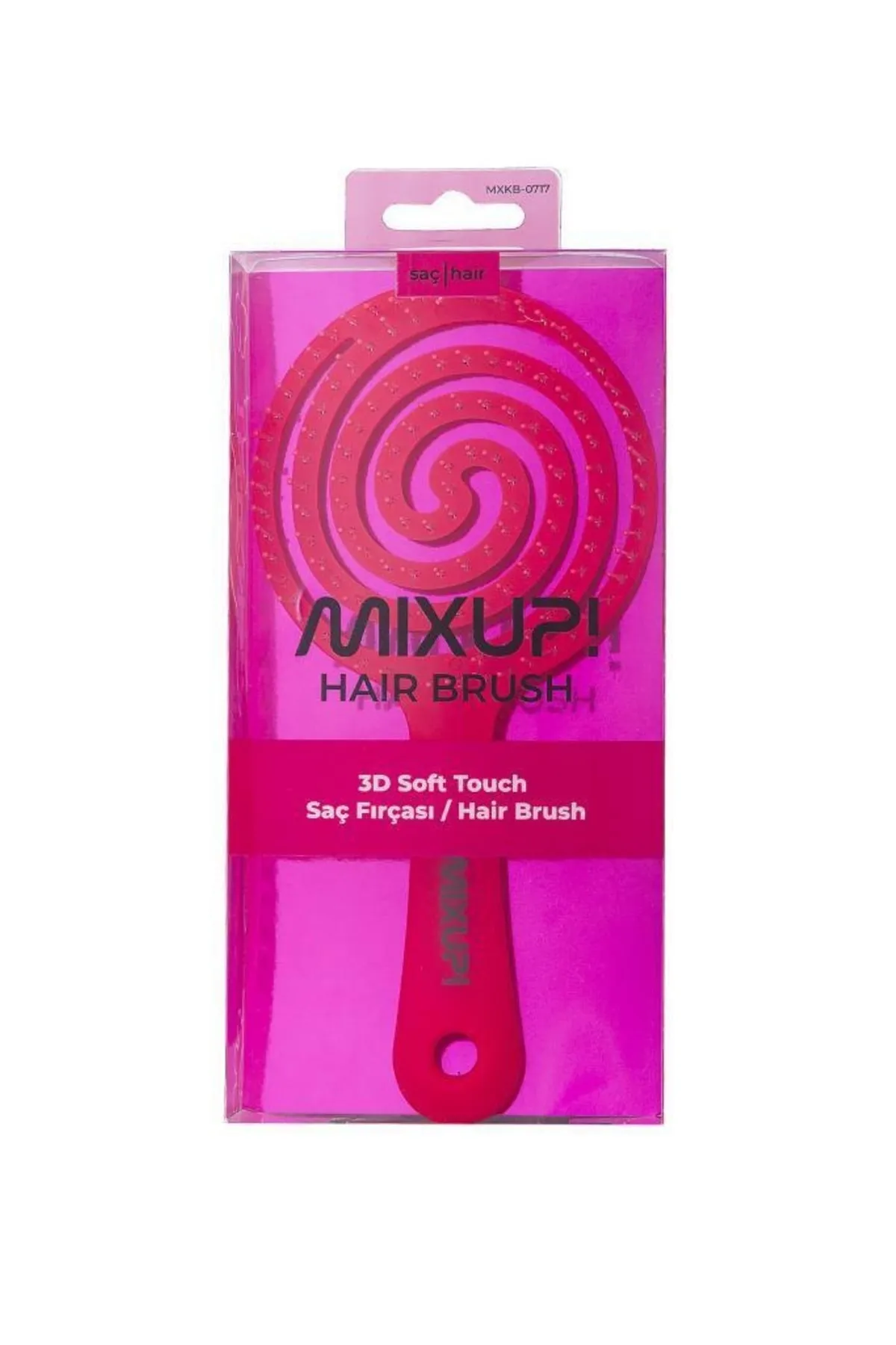 Mixup 3d Soft Touch Hair Brush Fuchsia