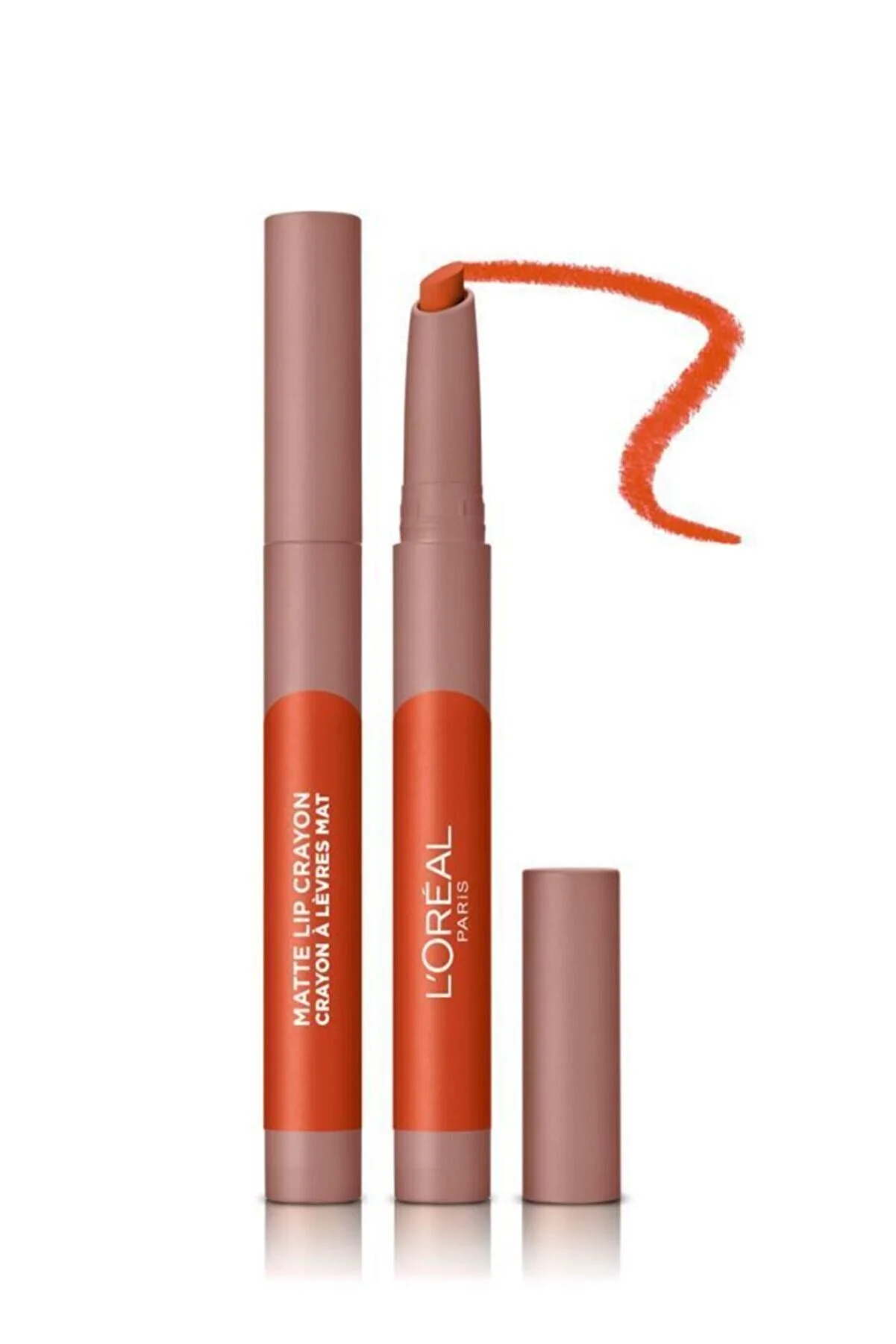 L'oreal Paris Crayon Pencil Matte Lipstick 106 mom cinnamon