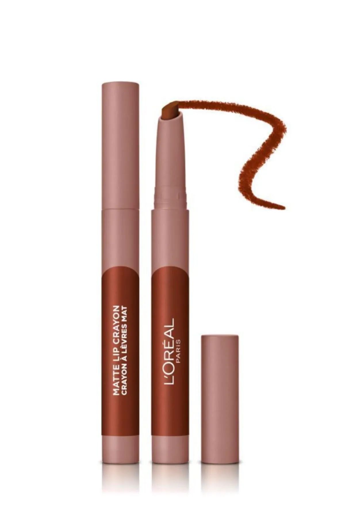 Loreal Paris Infallible Matte Lip Crayon Pencil Matte Lipstick - 109 Flirty Toffee
