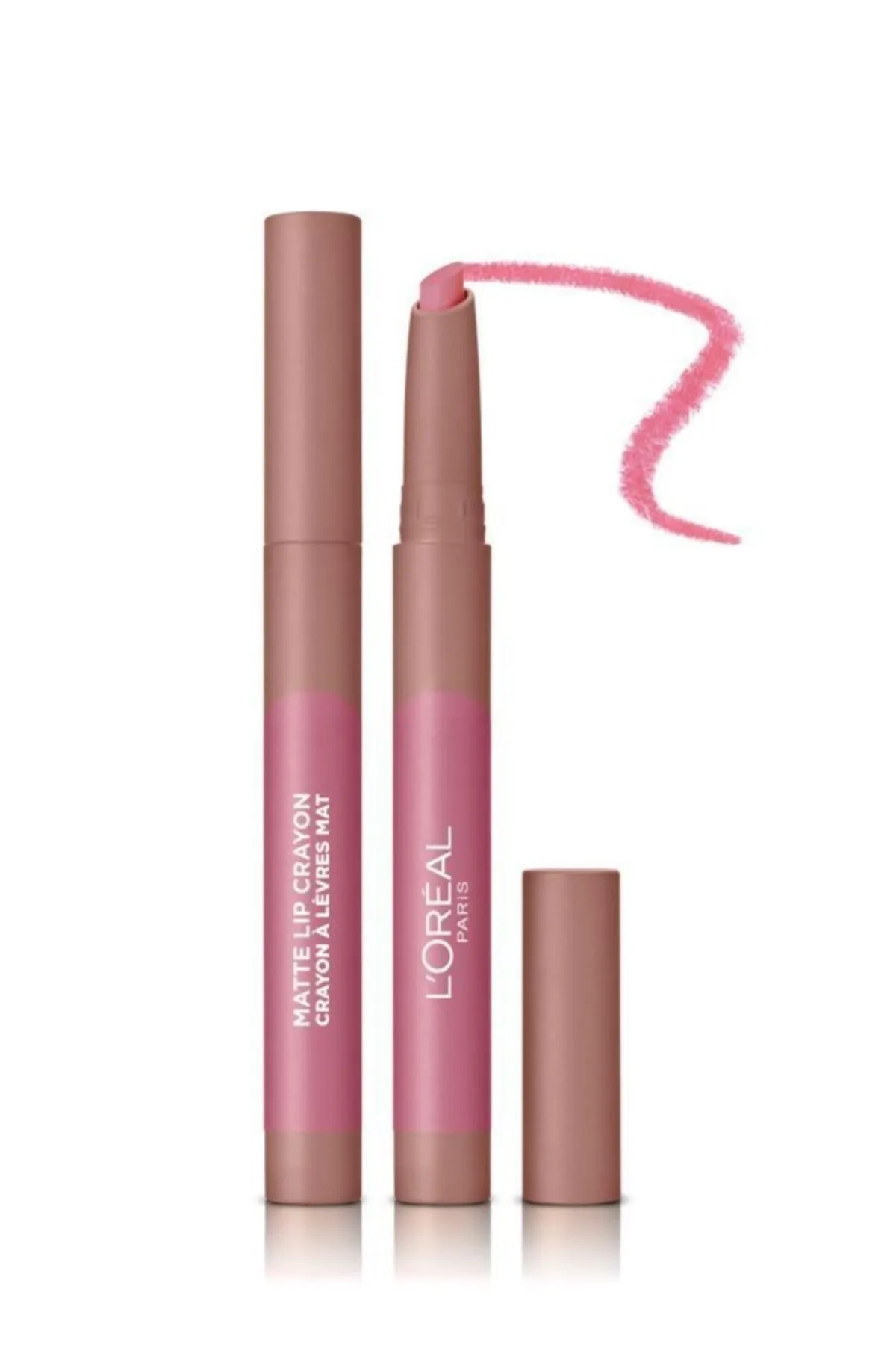 Loreal Paris Infallible Matte Lip Crayon Pencil Matte Lipstick - 102 Caramel Blondie