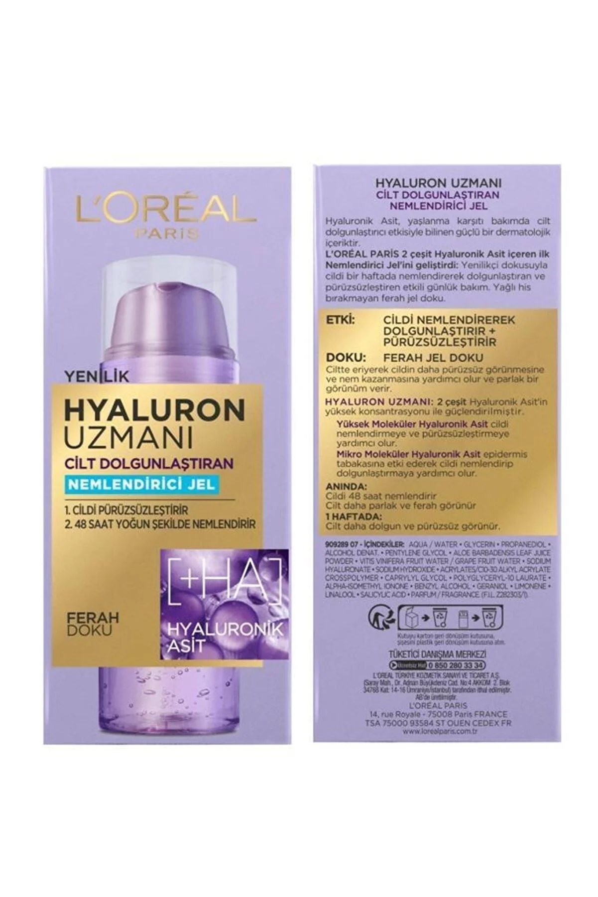 Loreal Paris Hyaluron Expert Moisturizing Gel
