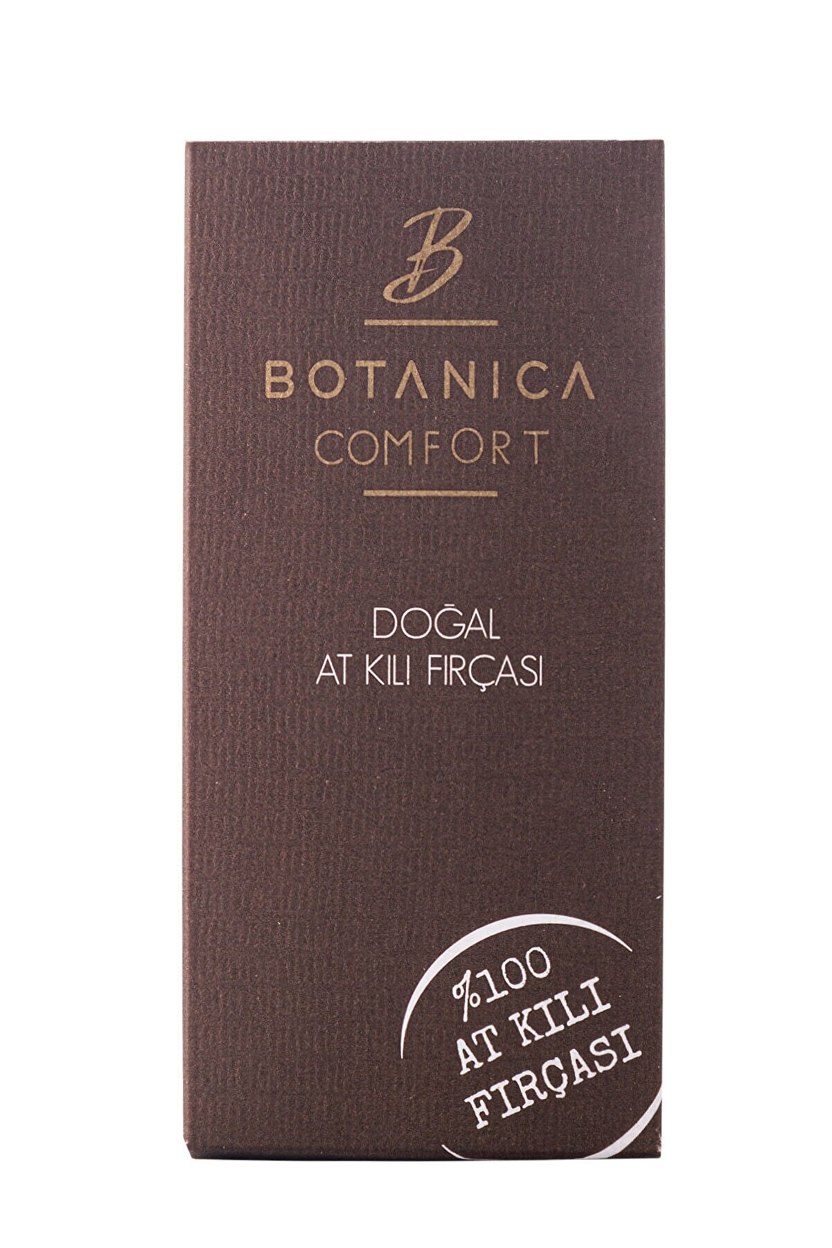 Botanica Comfort Anti-Cellulite 100% Natural Horsehair Brush - (Brown)