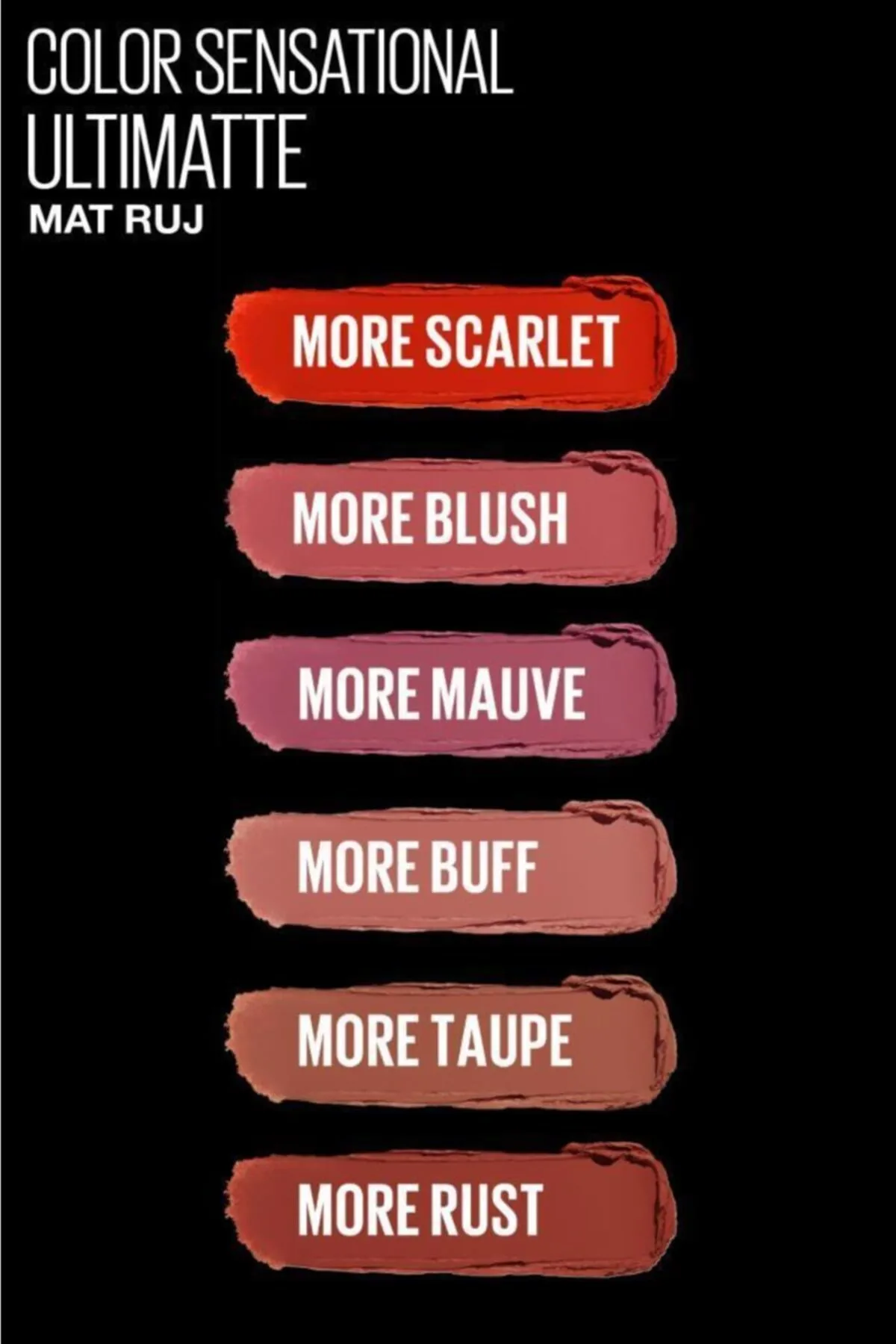 Maybelline Color Sensational Ultimatte Matte Lipstick 799 More Taupe