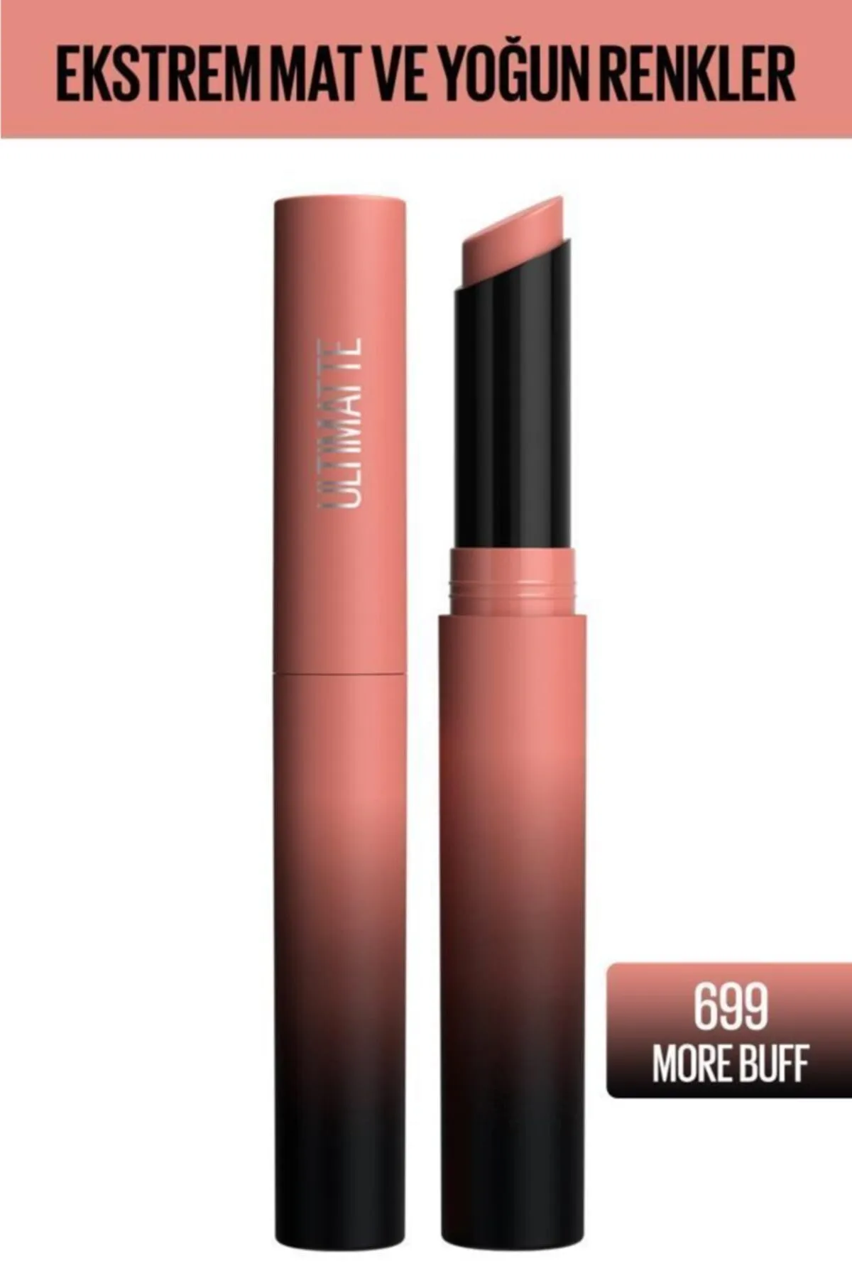 Maybelline Color Sensational Ultimatte Matte Lipstick - 699 More Buff