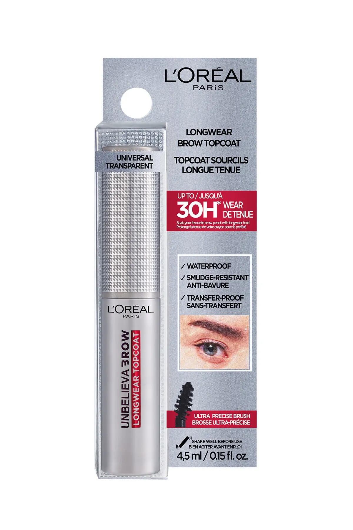 Loreal Paris Unbelieva Brow Long Lasting Transparent Eyebrow Mascara