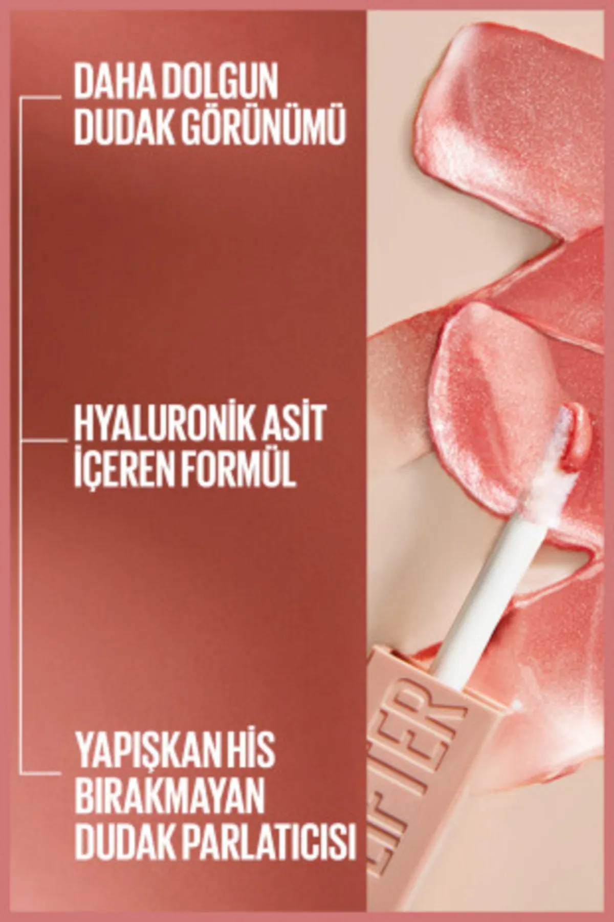 Maybelline New York Lifter Gloss Moisturizing Lip Gloss - 16 RUST