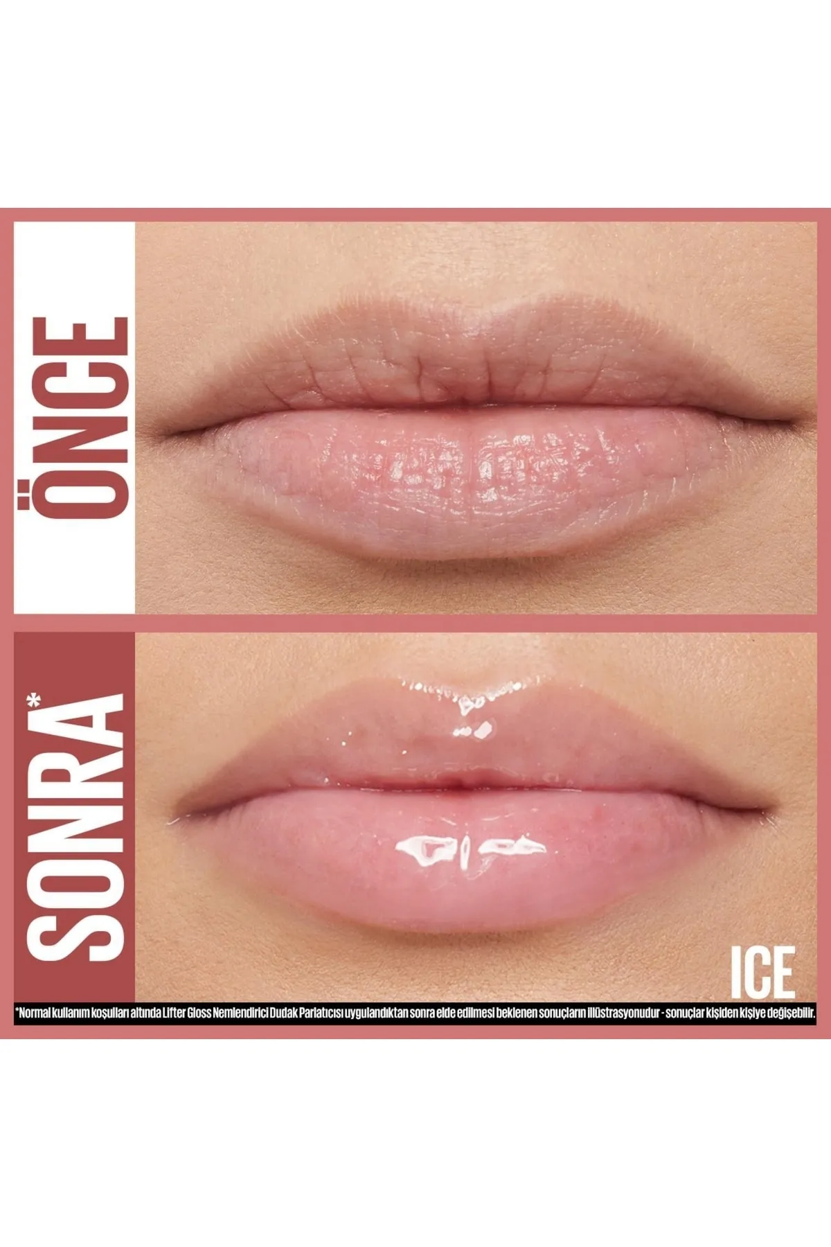 MAYBELLINE Lifter Gloss with Hyaluronic Acid  NU 002 ICE