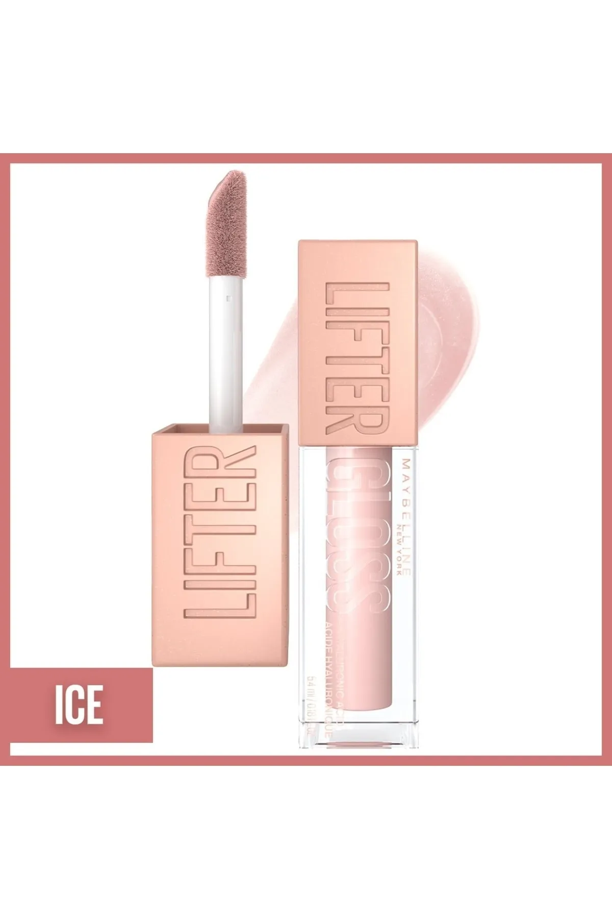 MAYBELLINE Lifter Gloss with Hyaluronic Acid  NU 002 ICE