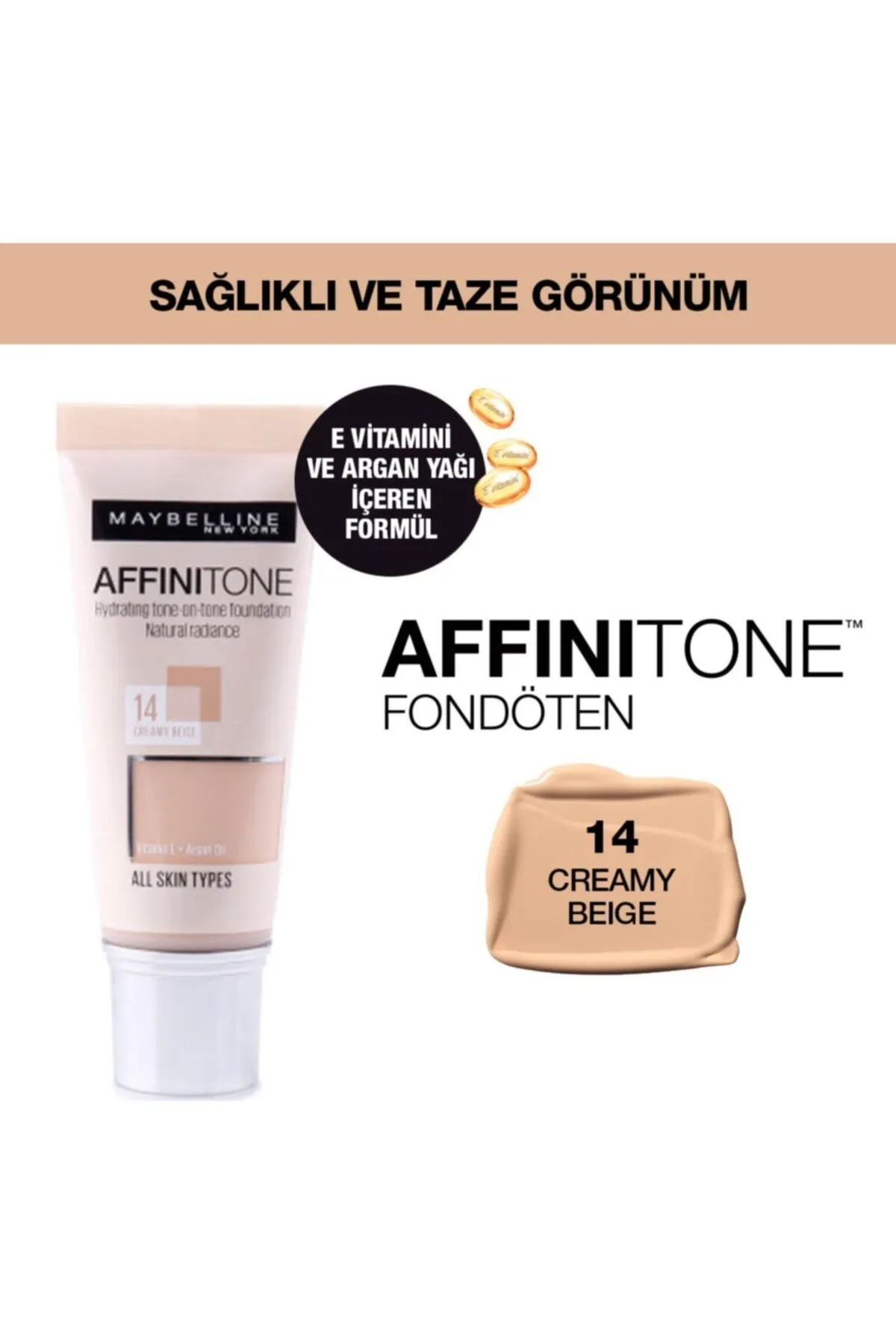 Maybelline Affinitone Foundation No: 14