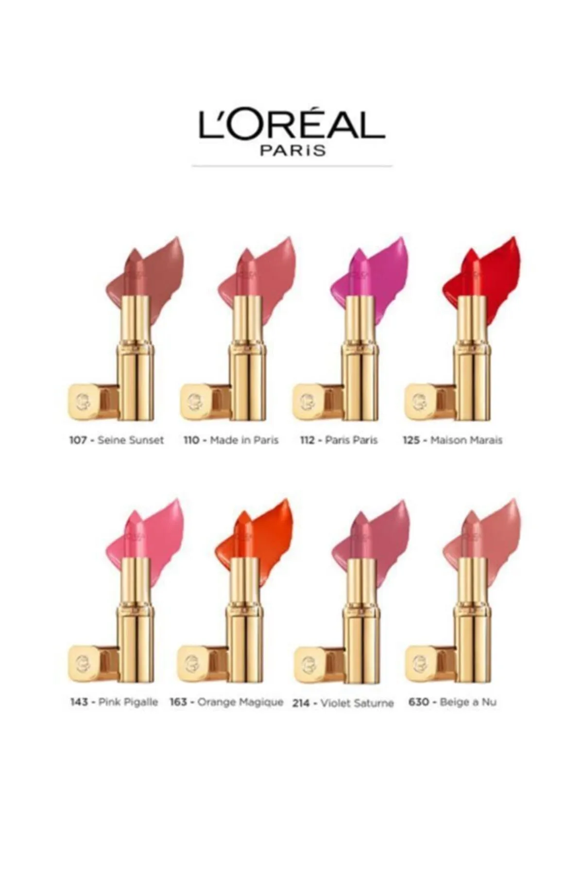Loreal Paris Color Riche Satin Lipstick 107
