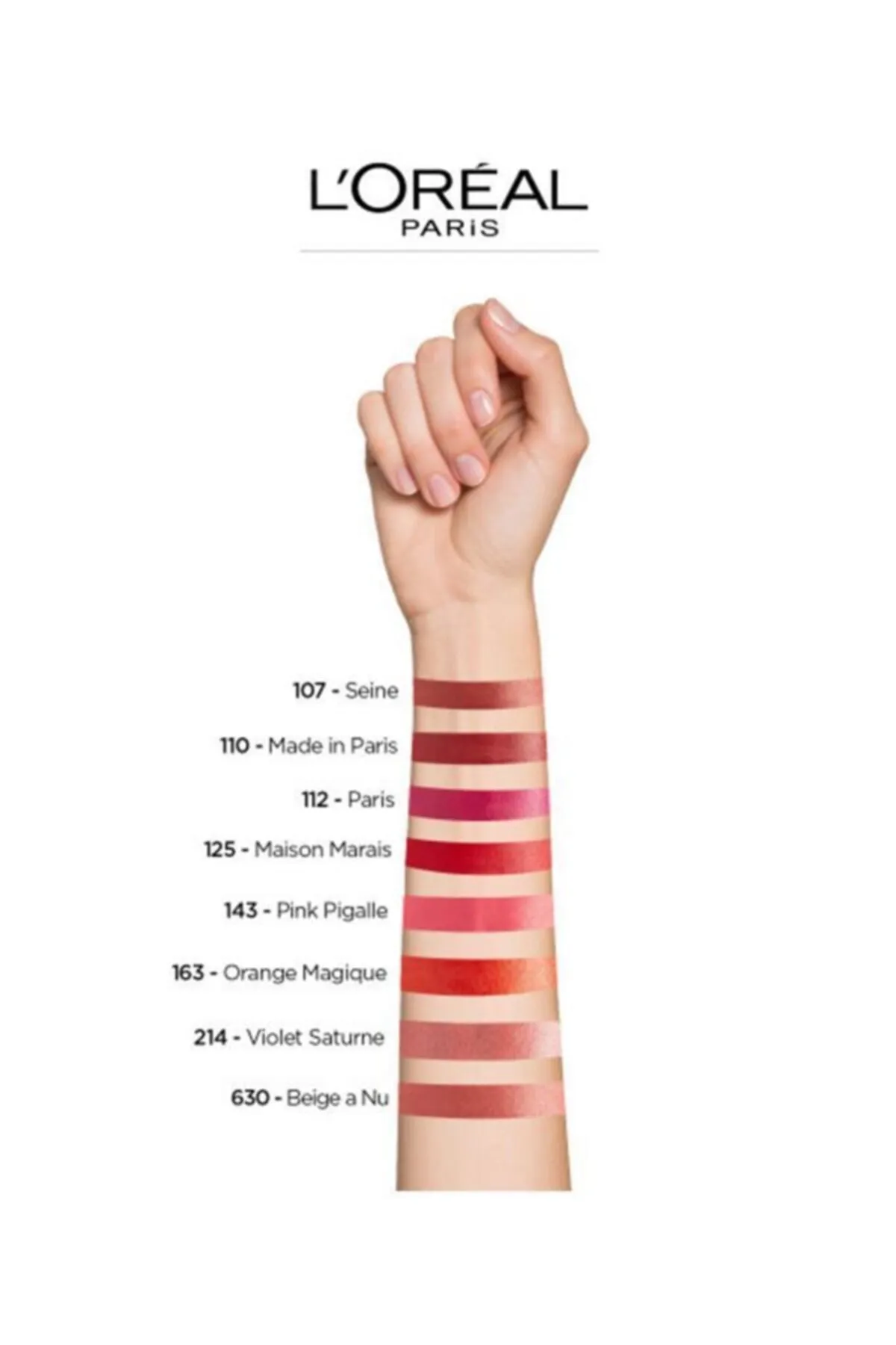 Loreal Paris Color Riche Satin Lipstick 107