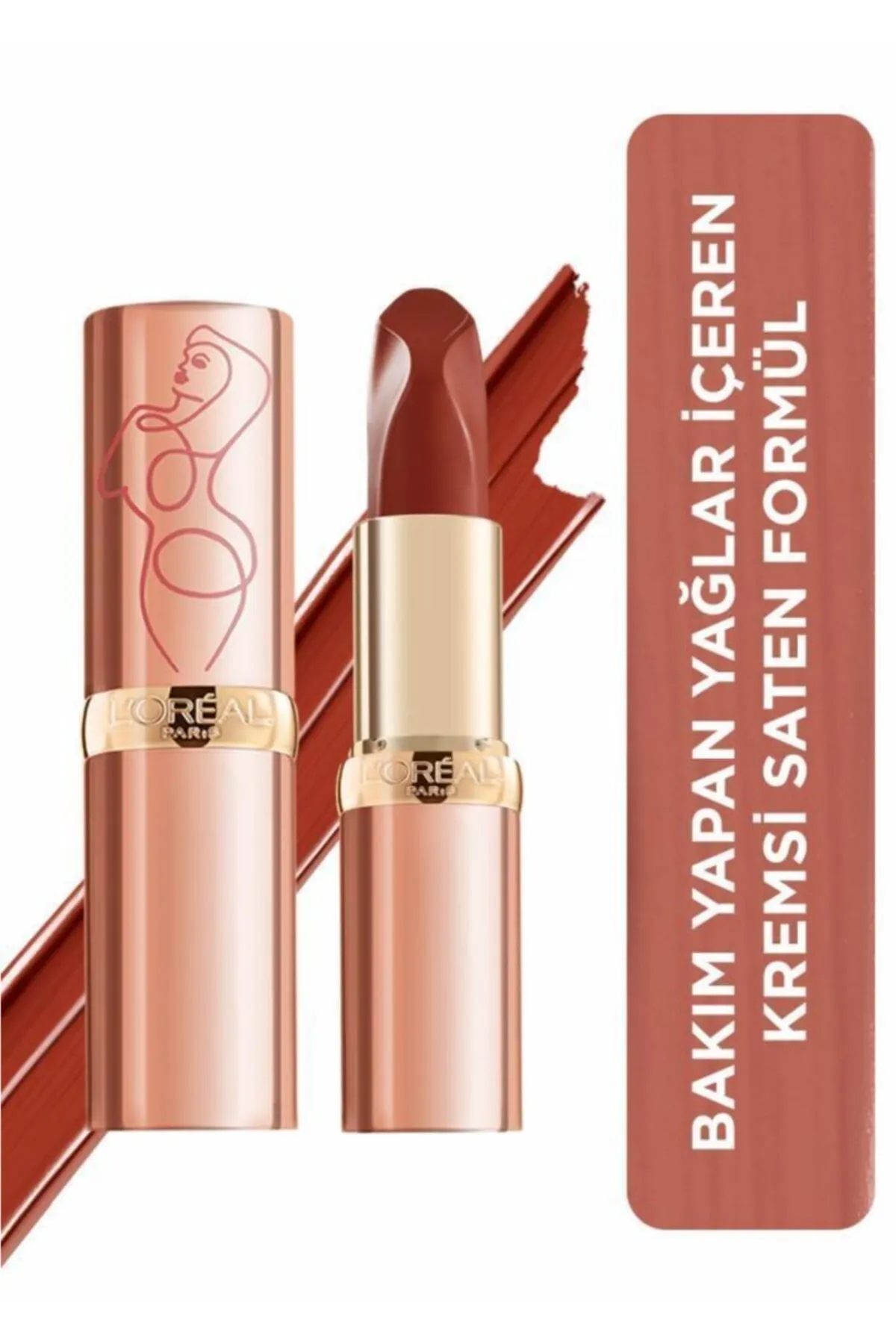 Loreal Paris Color Riche Les Nus Lipstick 182 Nu Extreme