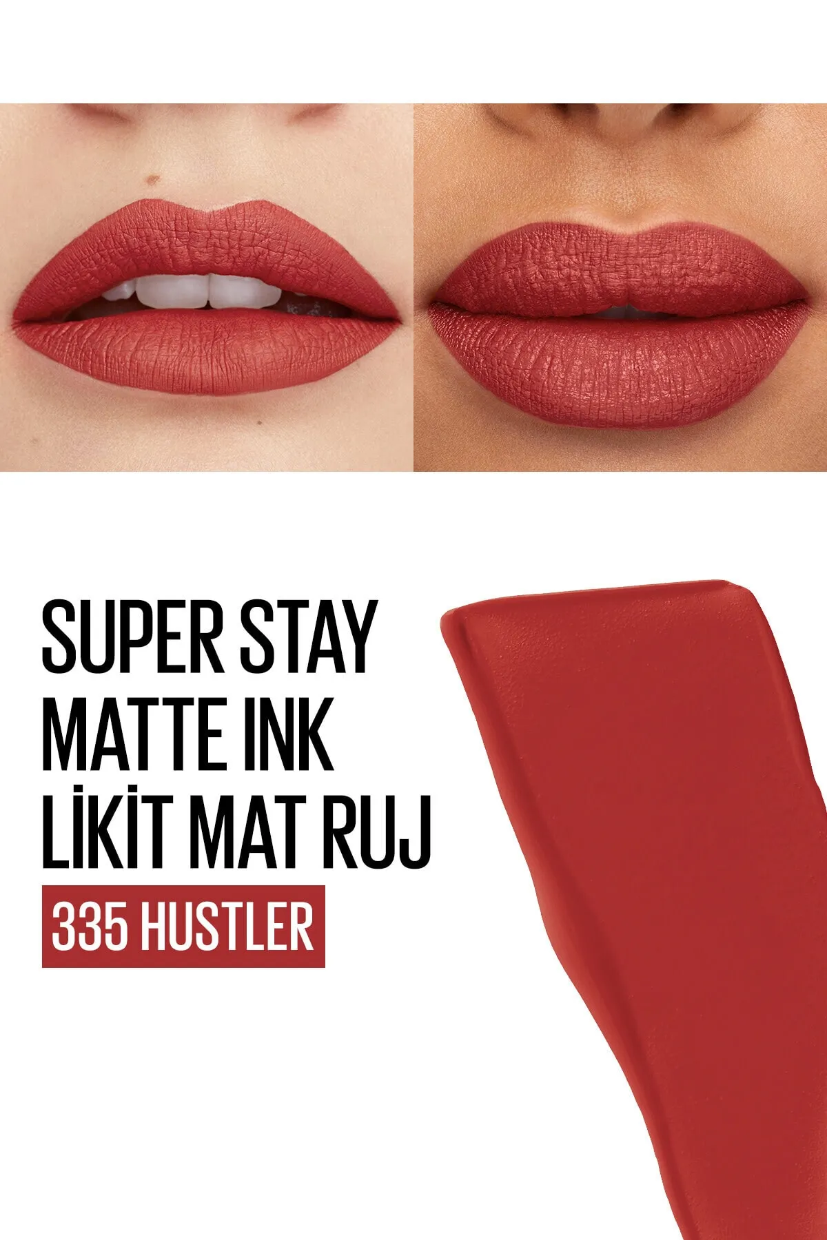 Maybelline Super Stay Matt Ink Liquid Lipstick, 335 - Hustler