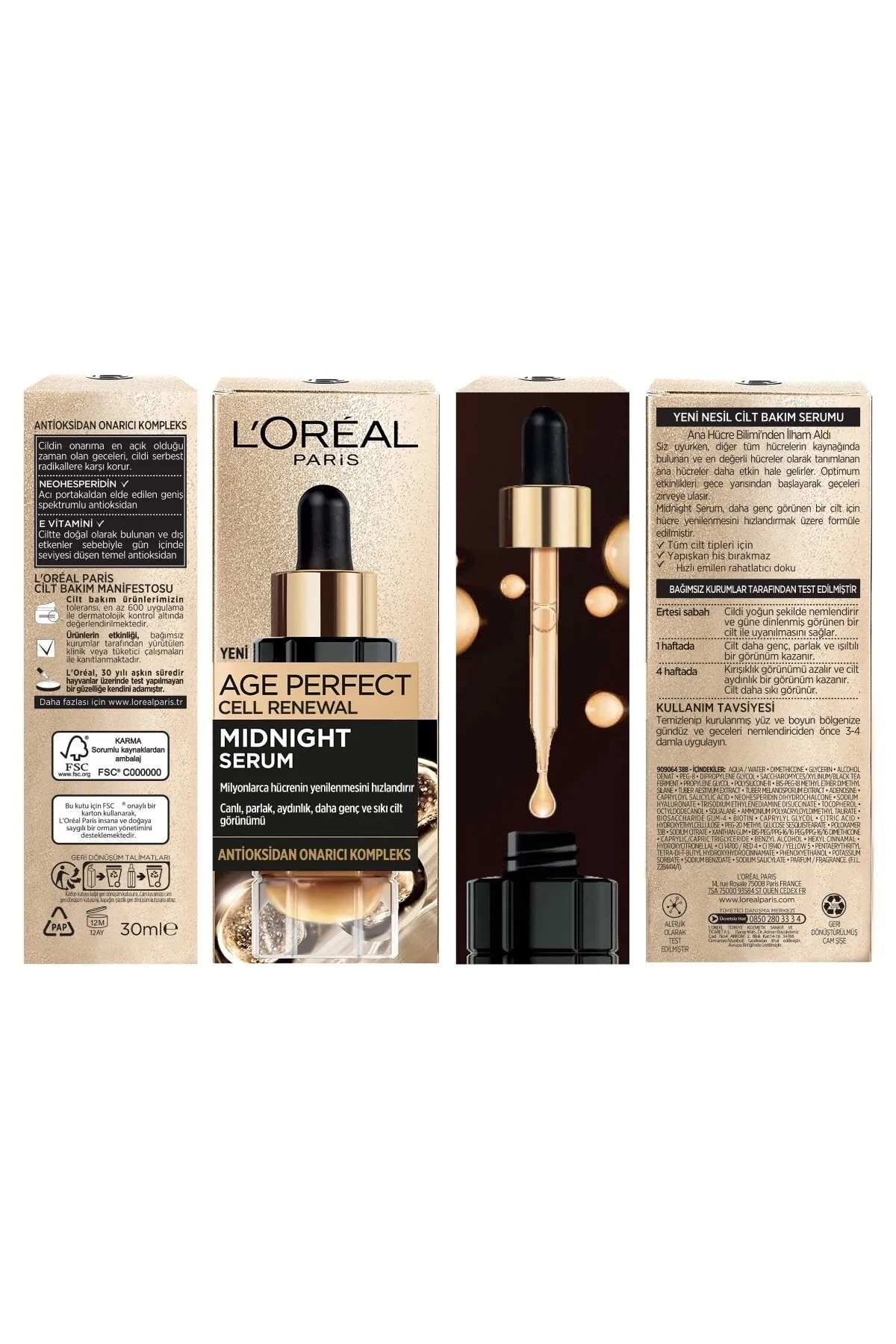Loreal Paris Age Perfect Cell Renew Midnight Serum 30 ml