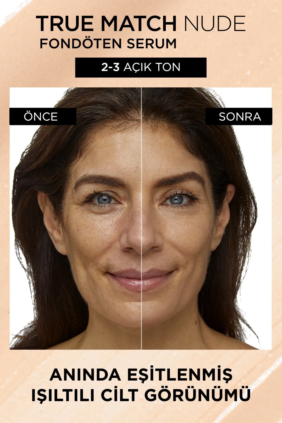 L'Oreal Paris True Match Nude Serum Foundation, 2-3 - Light