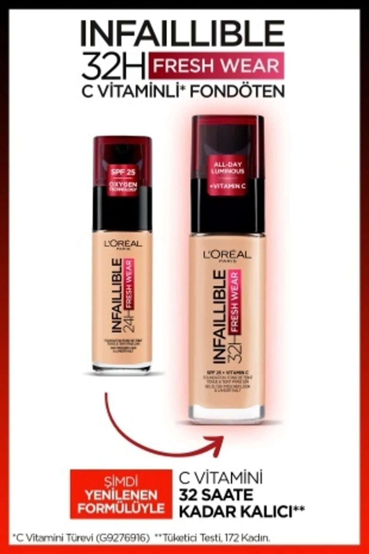 Loreal Paris Infaillible 24h Foundation 140 Golden Beige