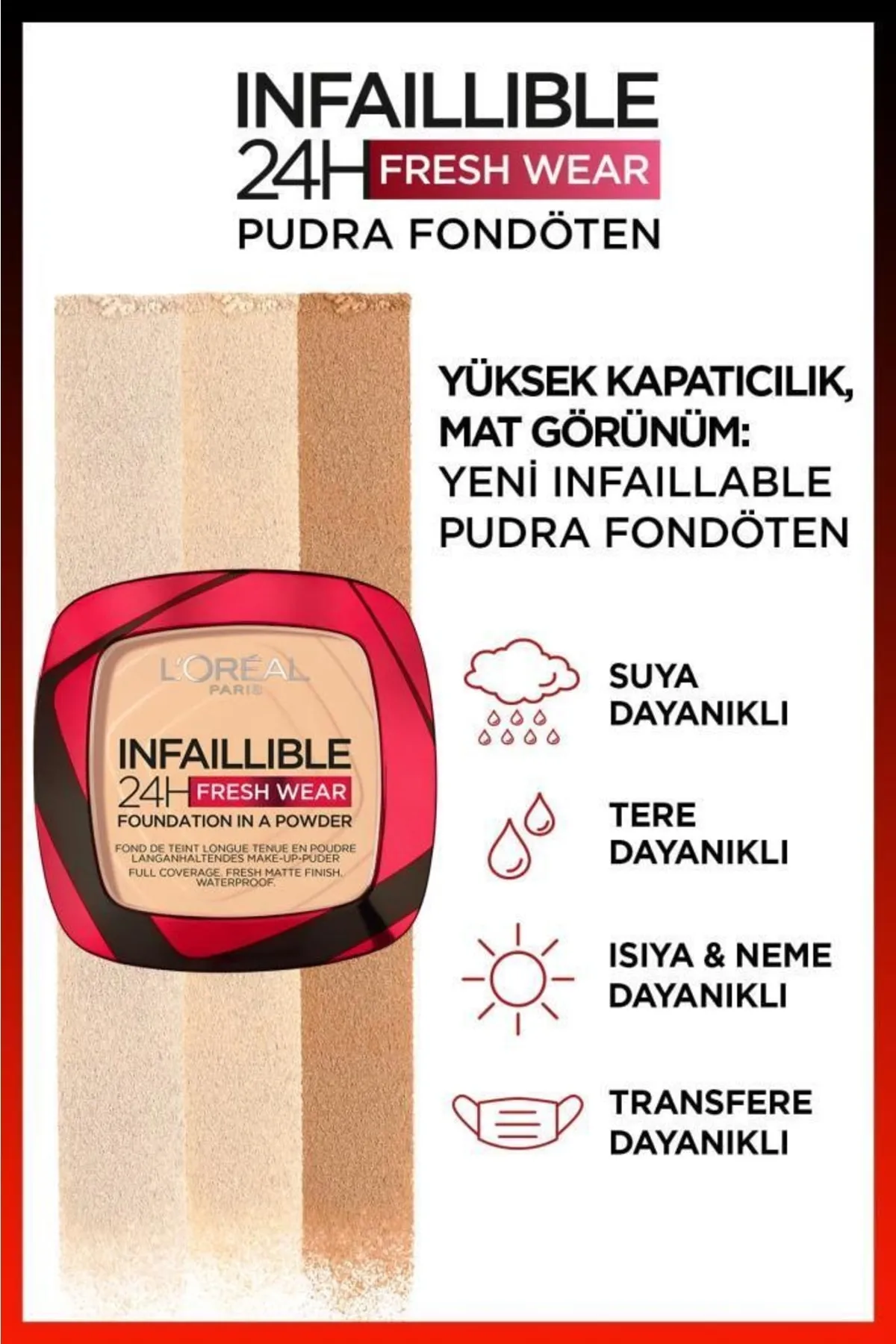 Loreal Paris Infallible Powder 40 Cashmere