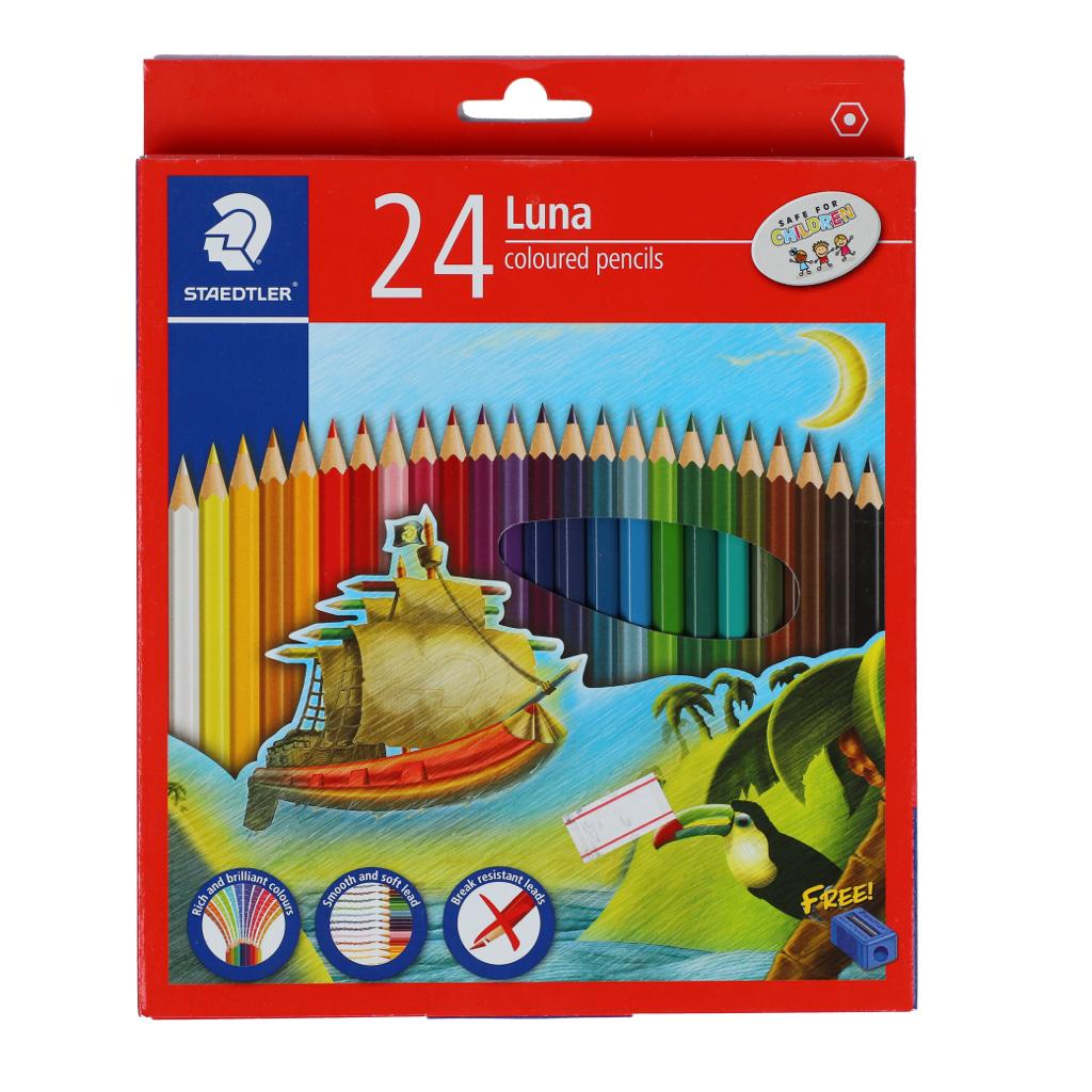 Staedtler Luna 24 Colors Coloured Pencil Set