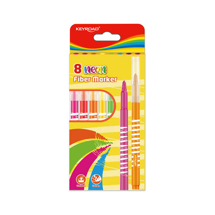 Keyroad Neon Fiber Markers