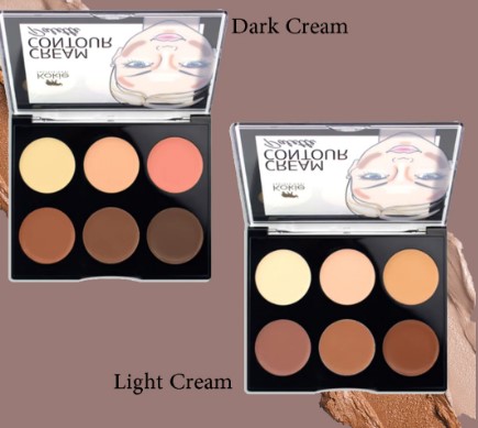 Cream contour palette