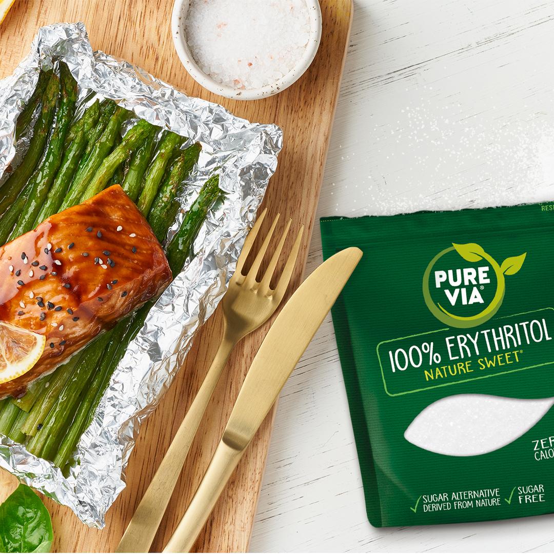 Pure via 100% erythritol nature sweet