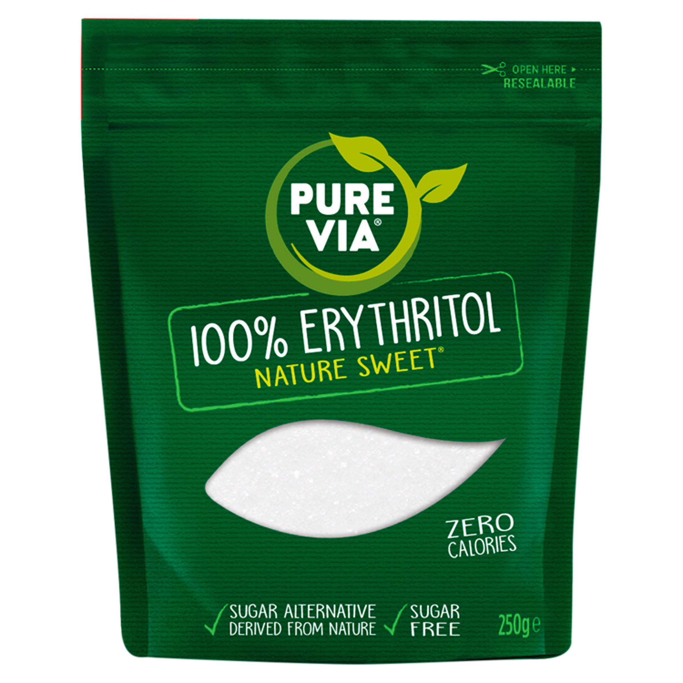 Pure via 100% erythritol nature sweet