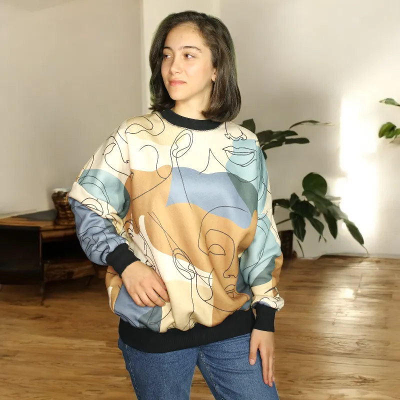 Women's Printed Sweatshirt